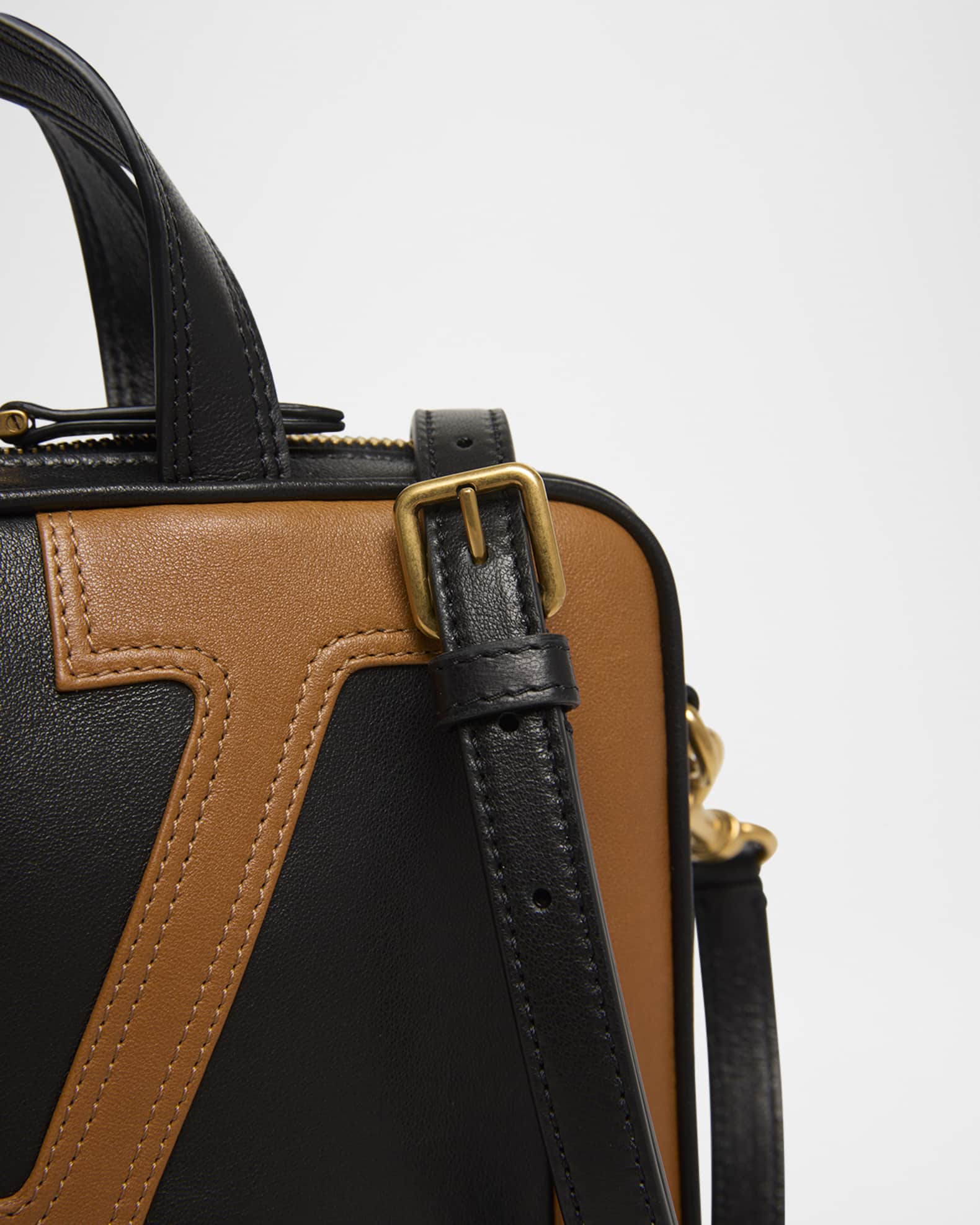 Valentino Garavani Viva Superstar Small VLOGO Leather Duffle