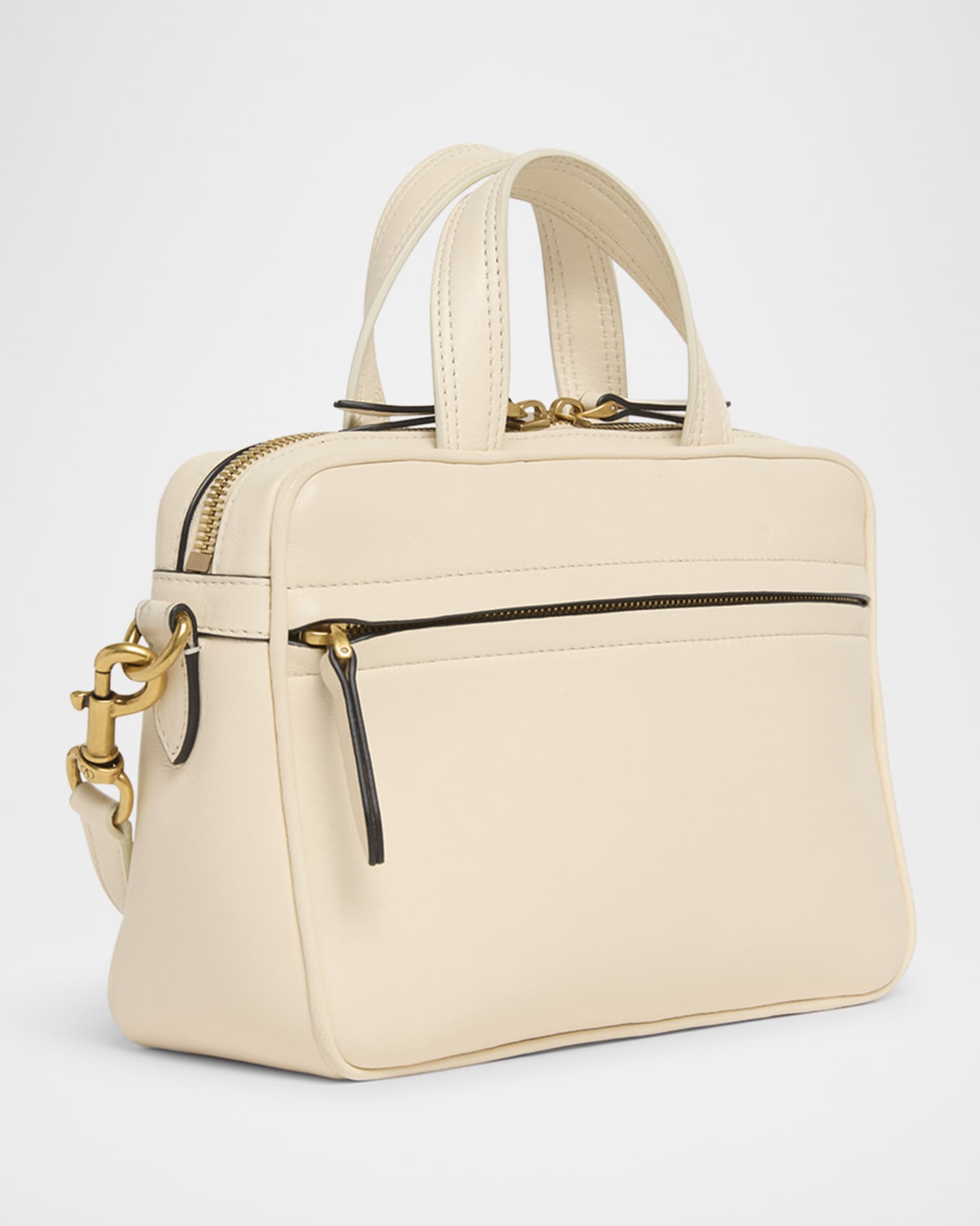 Viva Superstar Small VLOGO Leather Duffle Top-Handle Bag 1