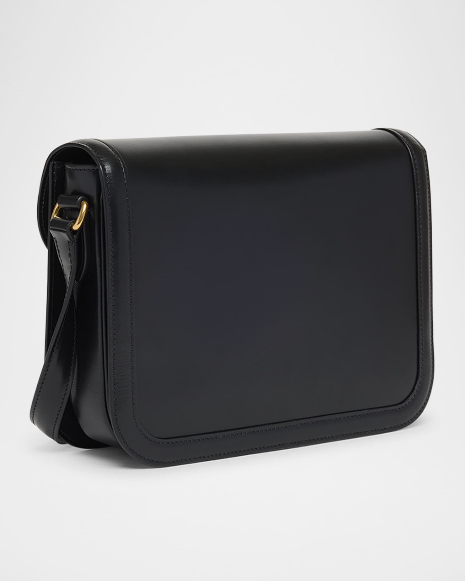 Valentino Garavani 9 to 5 Flap Leather Saddle Crossbody Bag