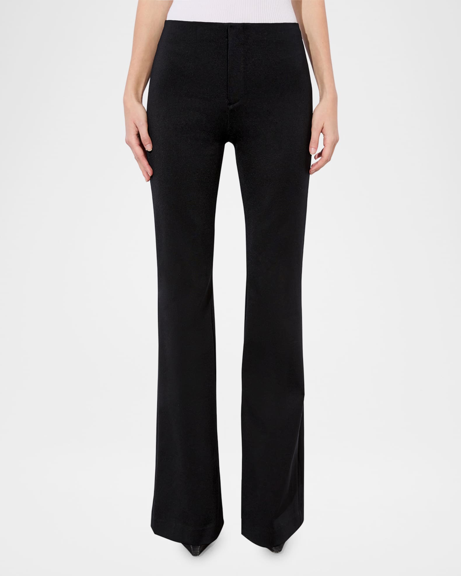 Alice + Olivia Yuki Mid-Rise Trousers | Neiman Marcus