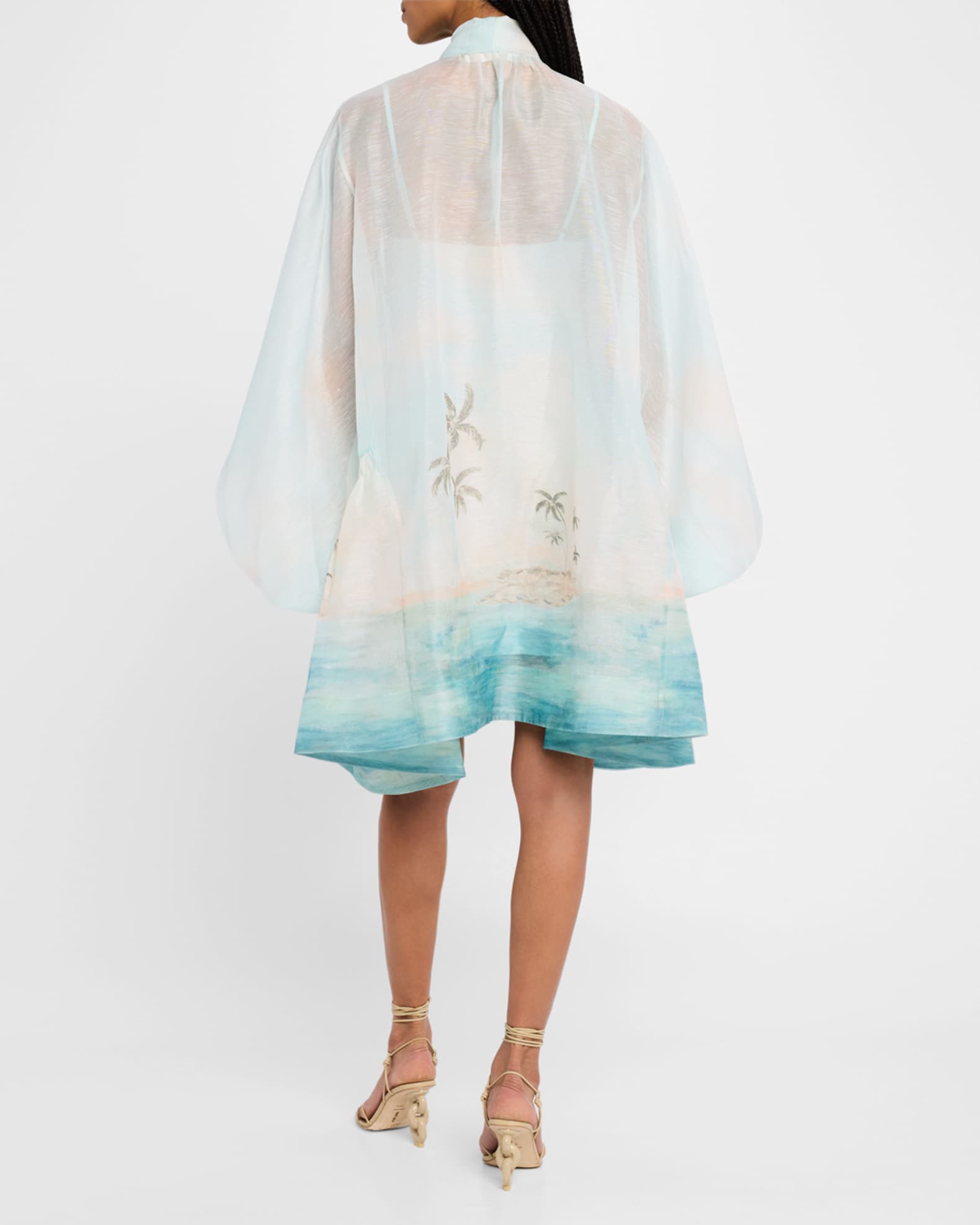 【Zimmermann】ILLUMINATE BILLOW MINI DRESS ビロウ ミニドレス Zimmermann Illuminate Billow Mini Dress | Neiman Marcus