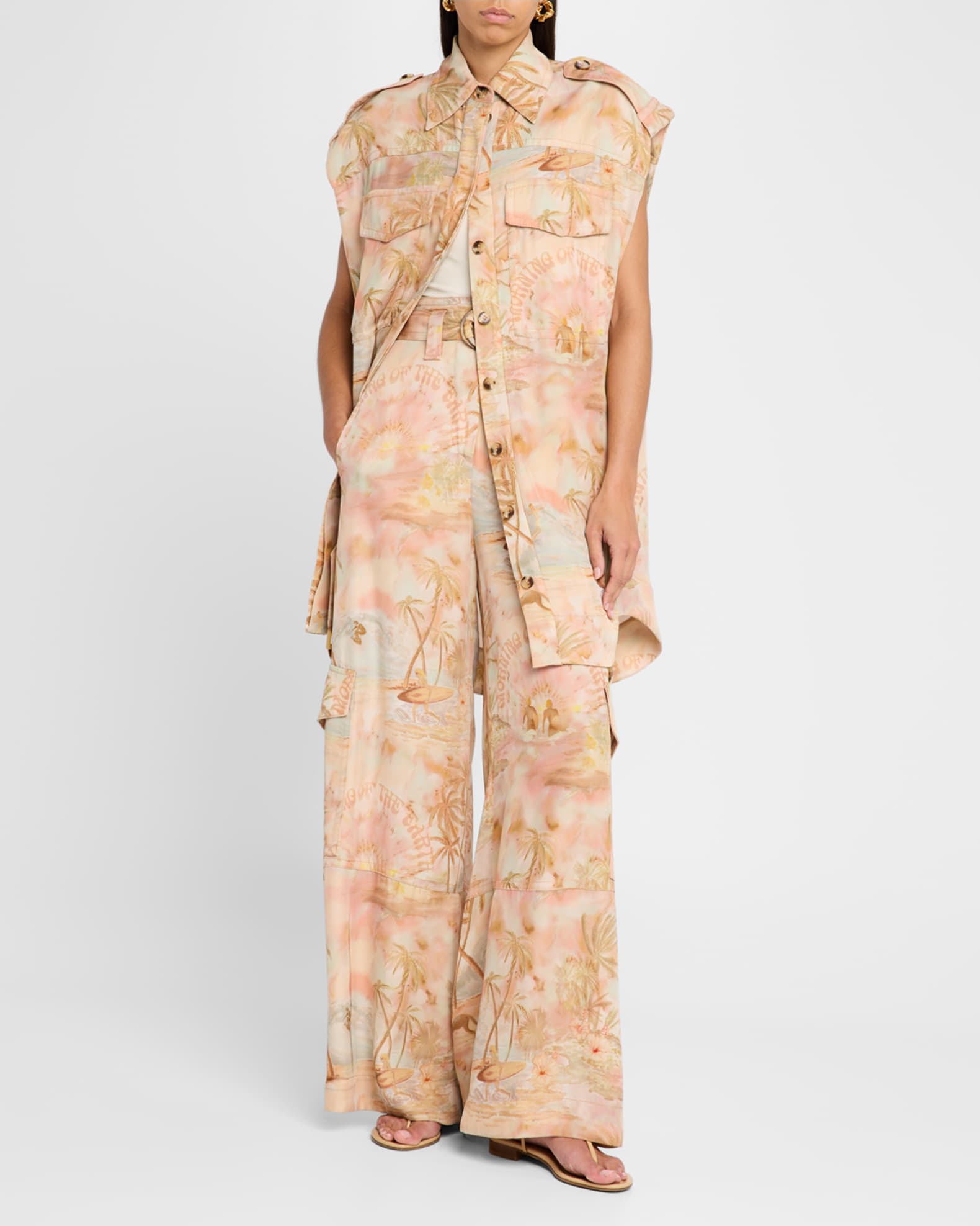 Illuminate Printed Cargo Pants 1