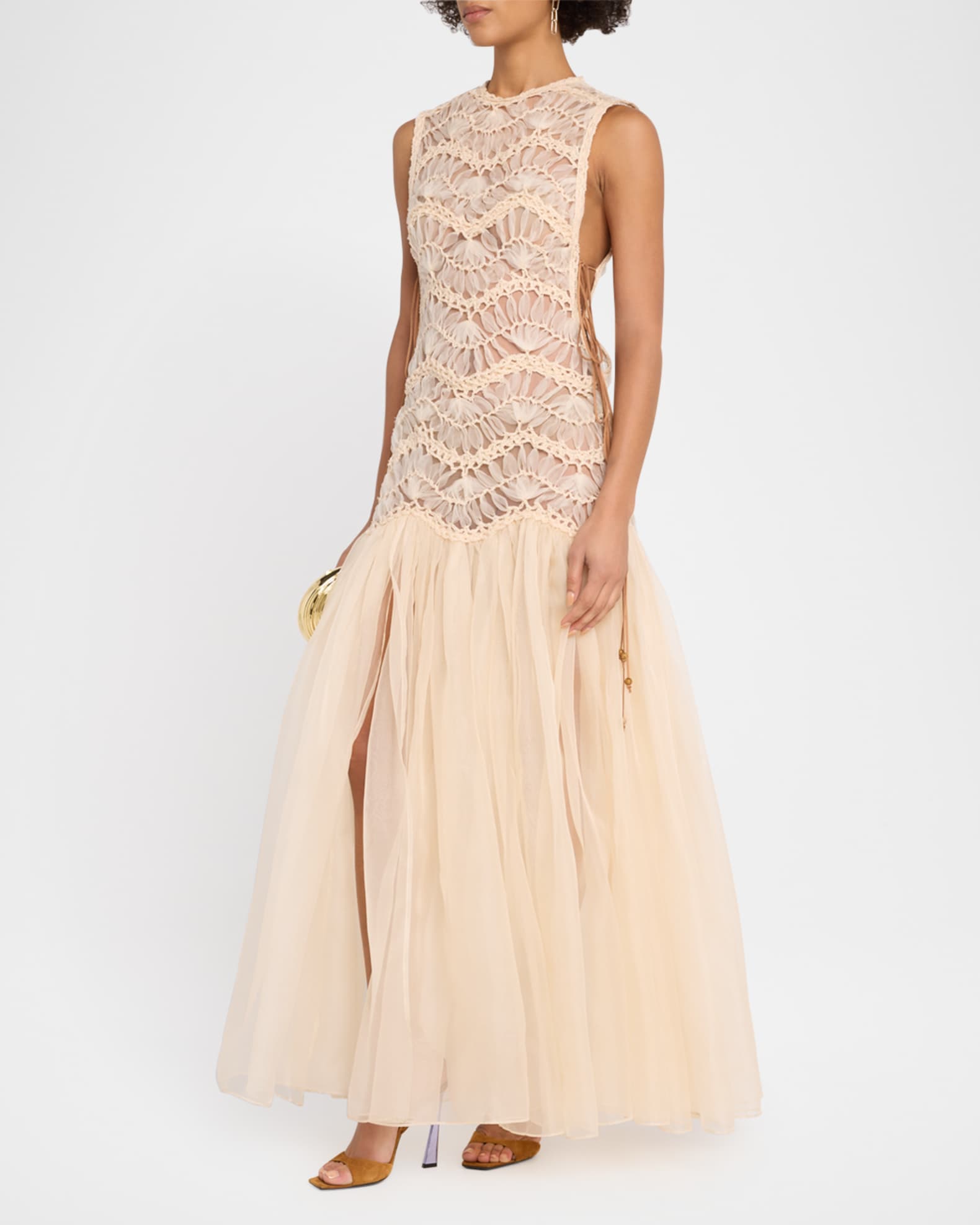 Illuminate Macrame Maxi Dress 1