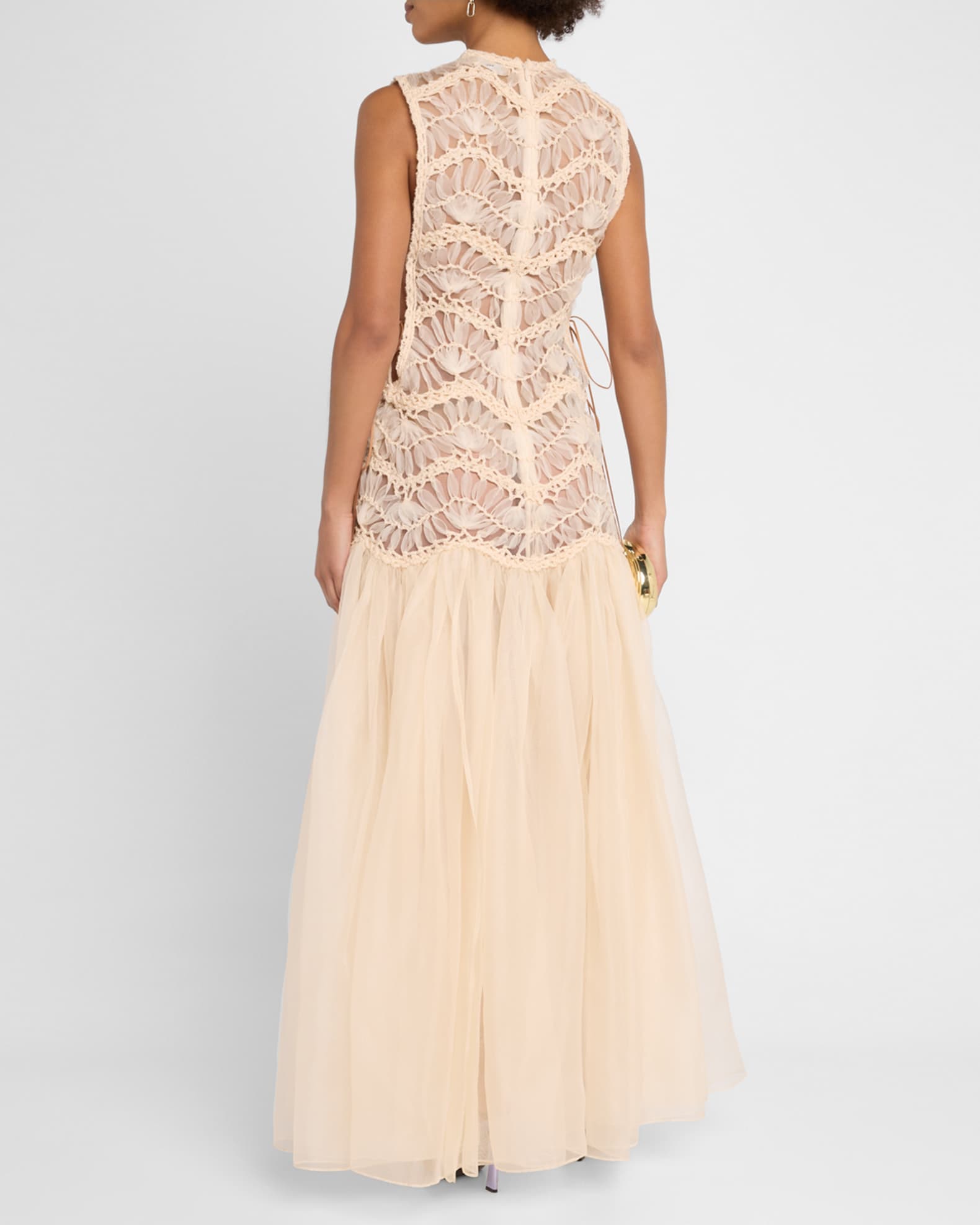 【Zimmermann】ILLUMINATE LACE MAXI DRESS レース マキシドレス Zimmermann Illuminate Macrame Maxi Dress | Neiman Marcus