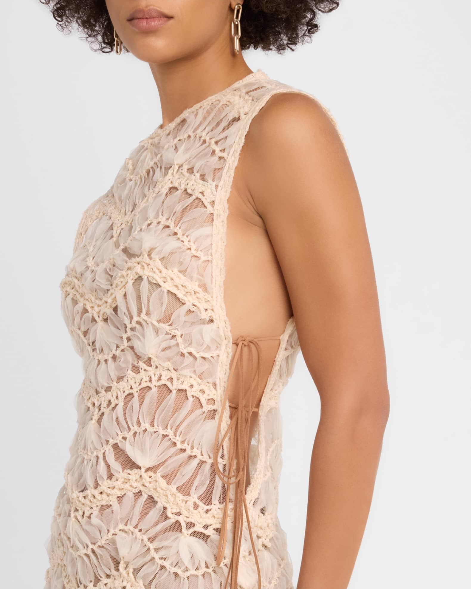【Zimmermann】ILLUMINATE LACE MAXI DRESS レース マキシドレス Zimmermann Illuminate Macrame Maxi Dress | Neiman Marcus