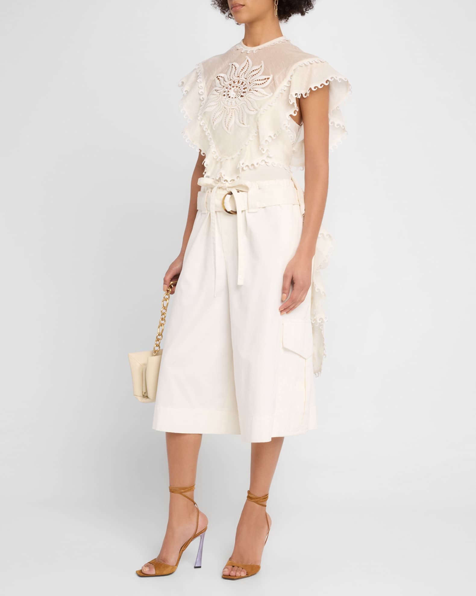 Balance Embroidered Waterfall Top 1