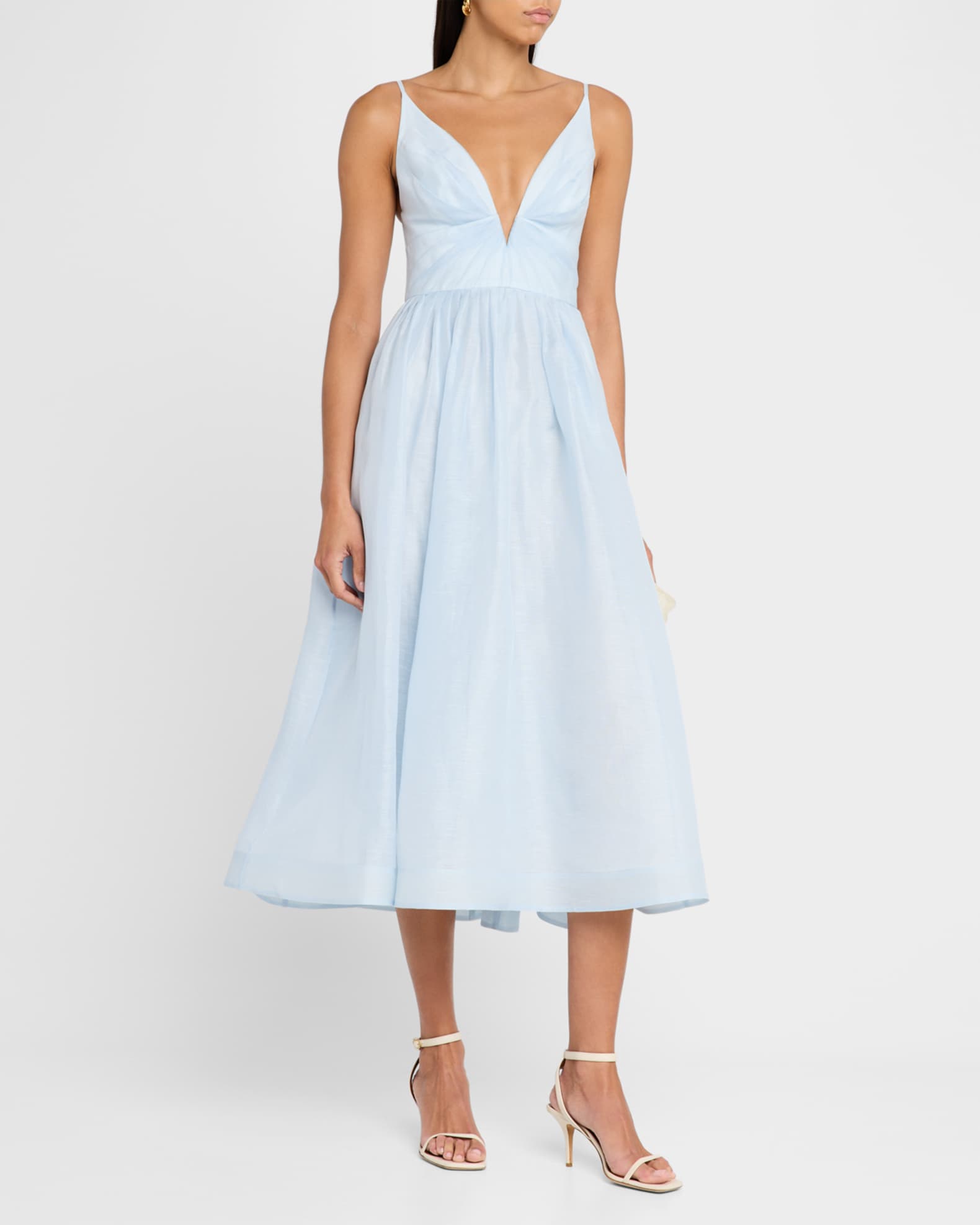 Illuminate V-Neck Midi Dress 1