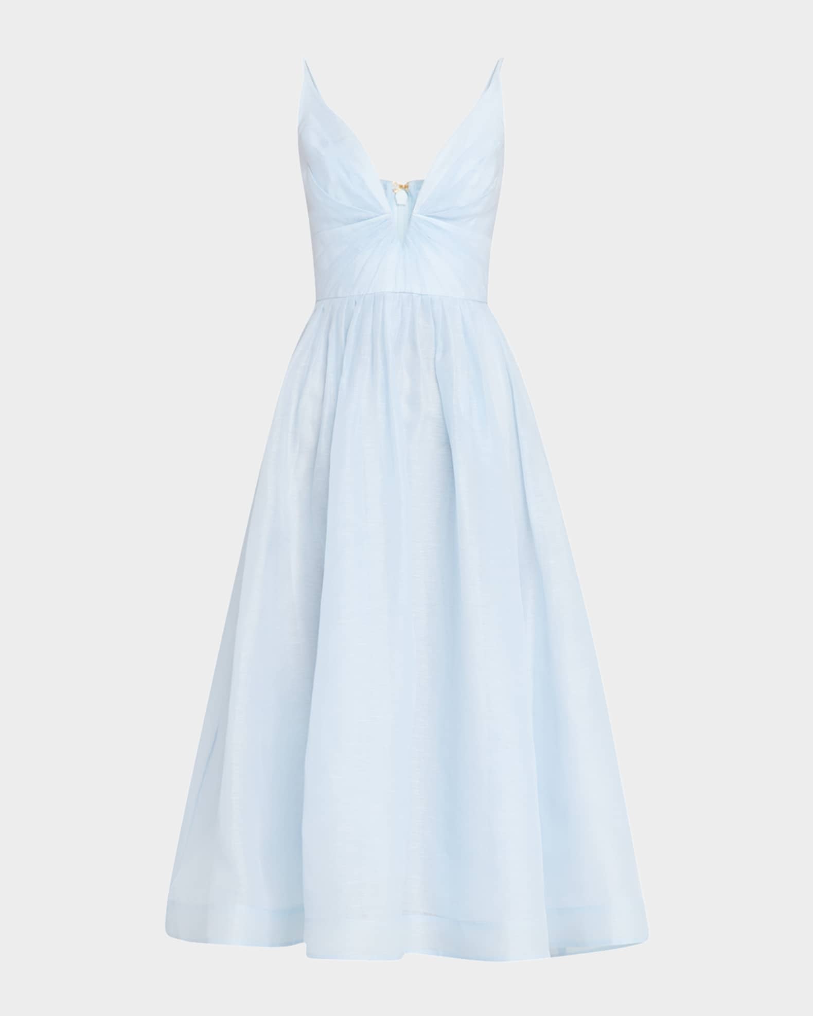 Illuminate V-Neck Midi Dress 0