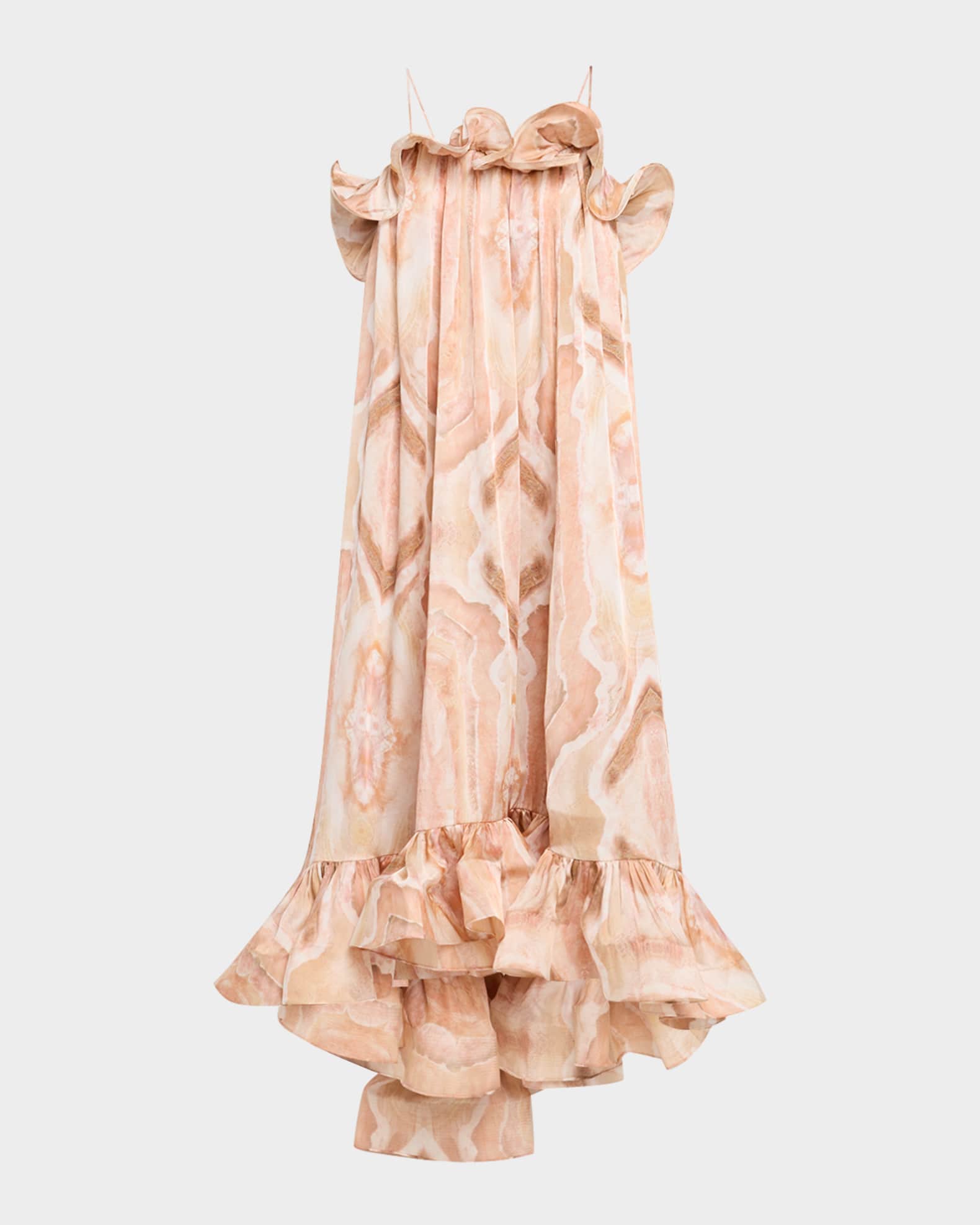 Illuminate Flounce Gown 0
