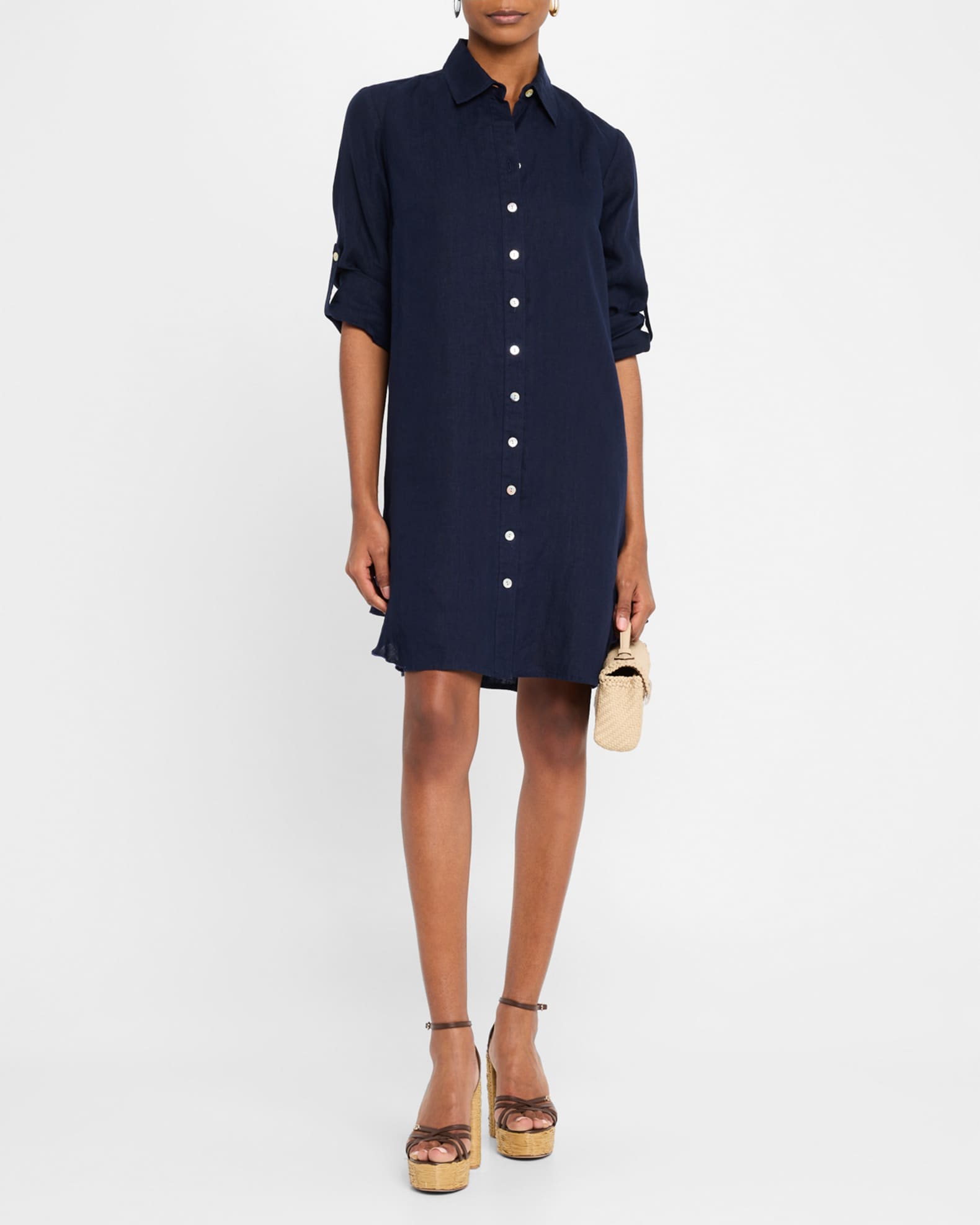 Agatha Washed Linen Shirtdress 1