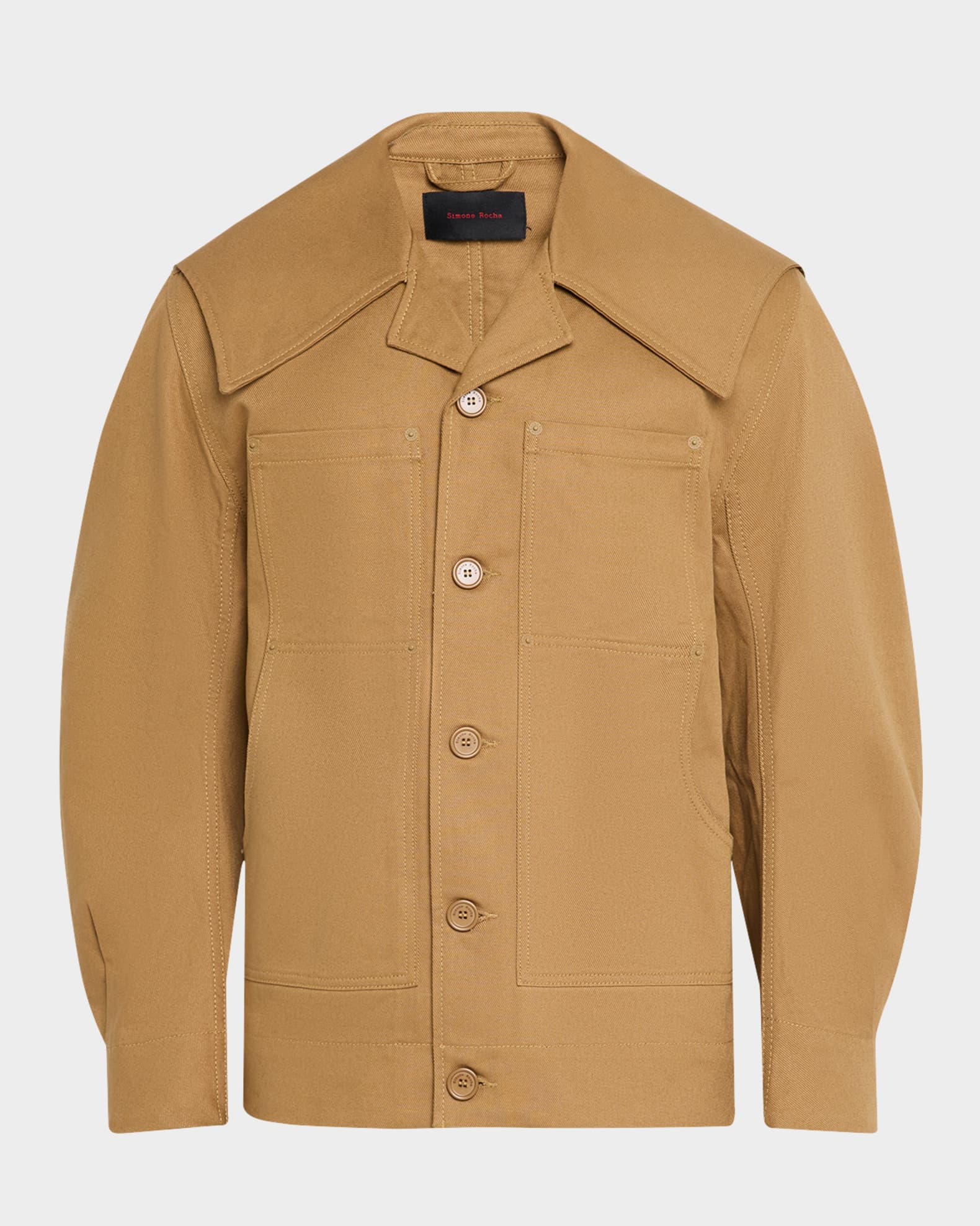 Men's Puff-Sleeve Workwear Jacket 0