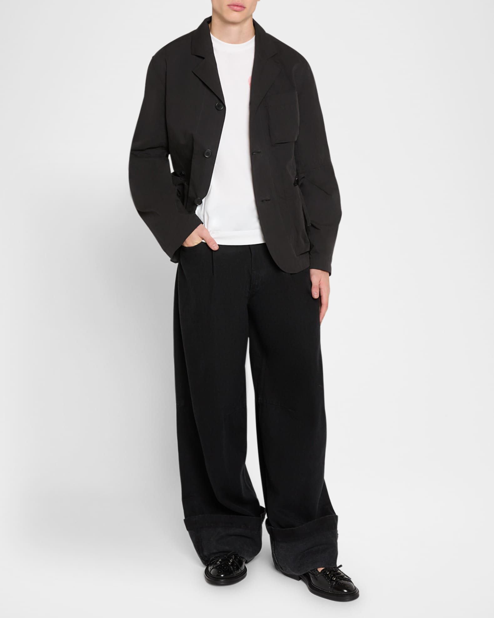 Men's Bow Detail Workwear Jacket 1