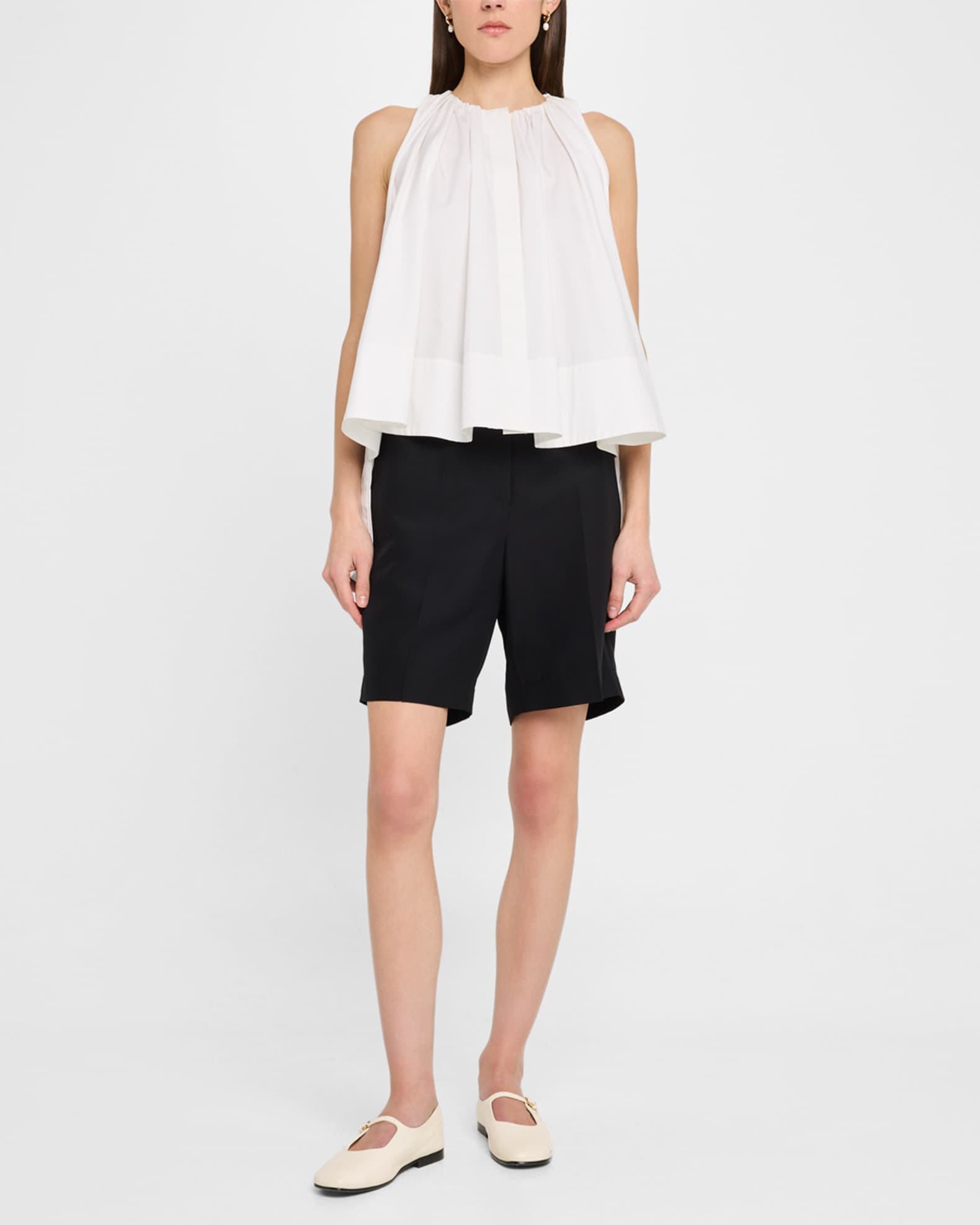 Straight Mens-Inspired Bermuda Shorts 1