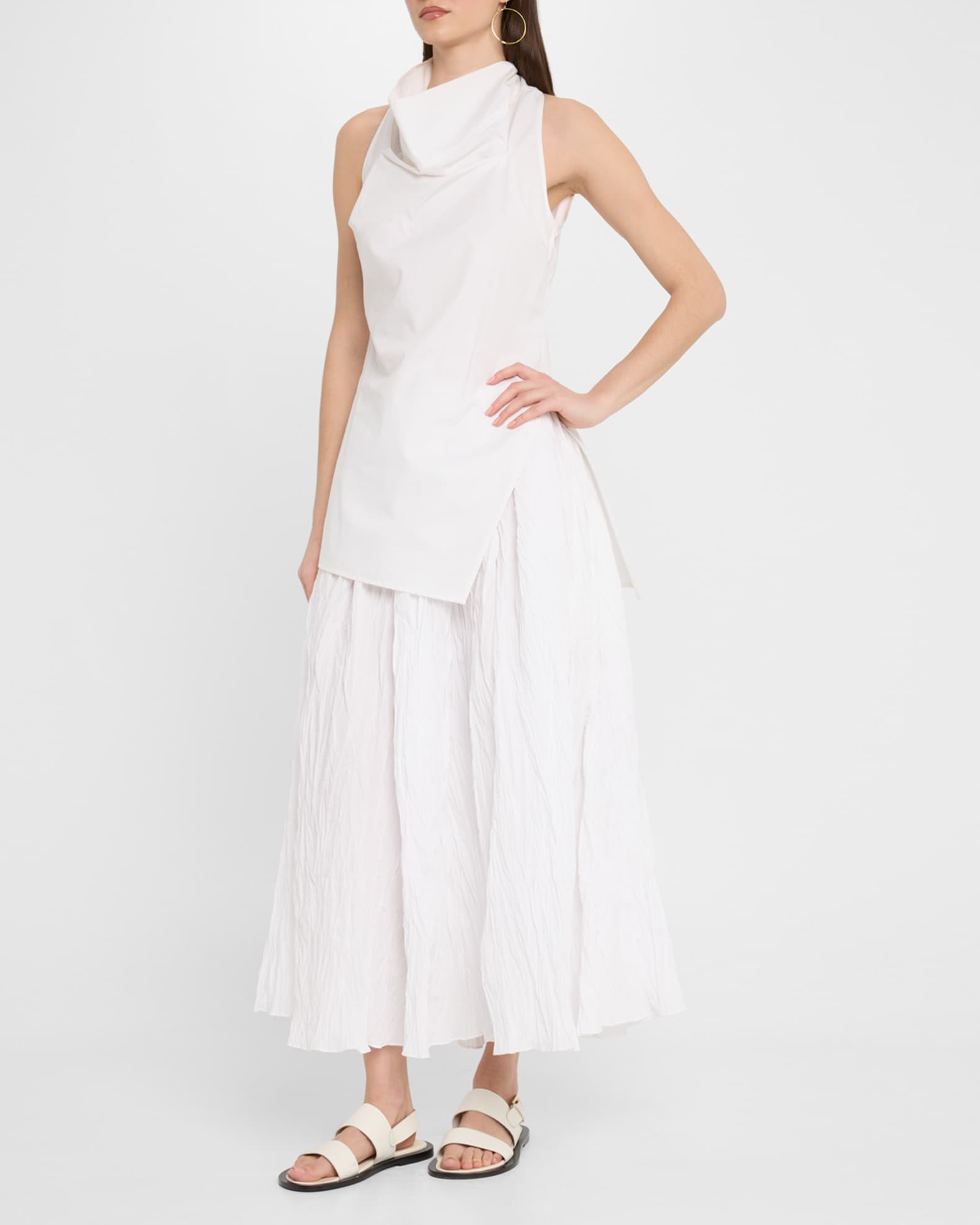 Long Plisse Skirt 1