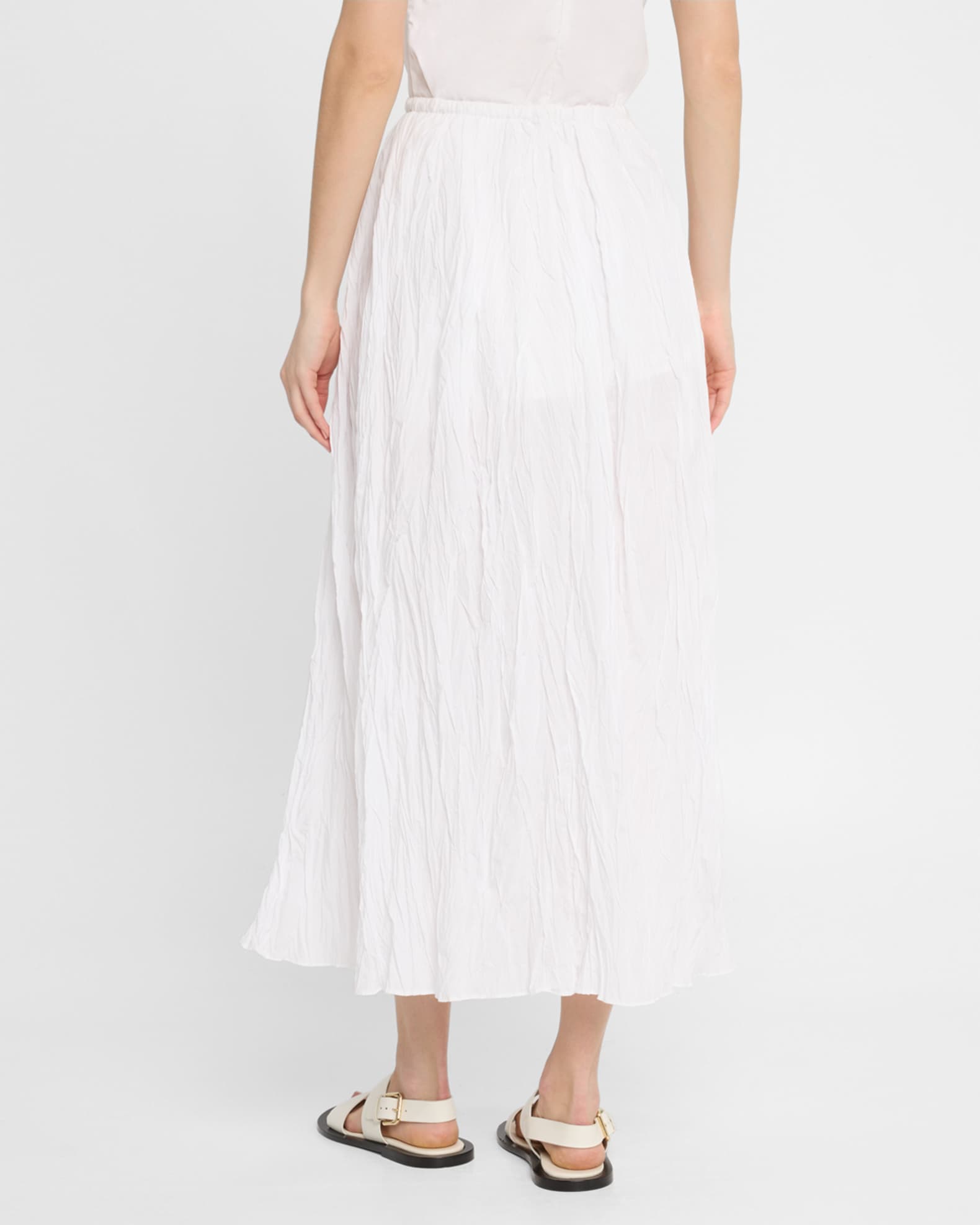 Long Plisse Skirt