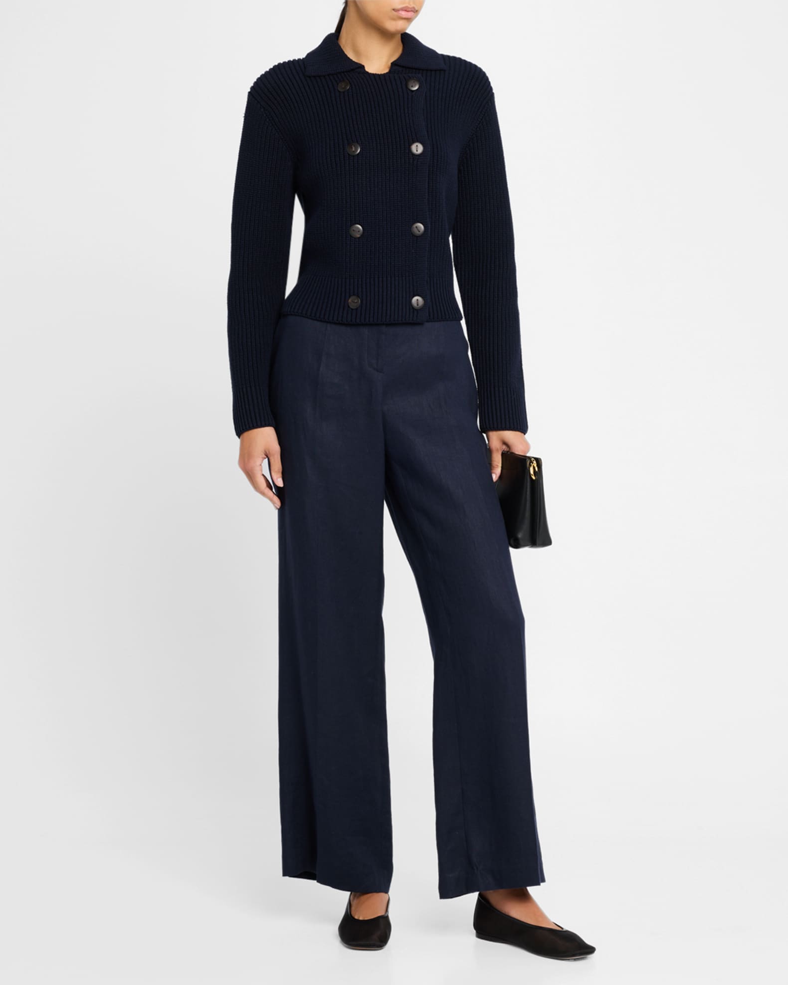 Double-Breasted Sweater Jacket 1