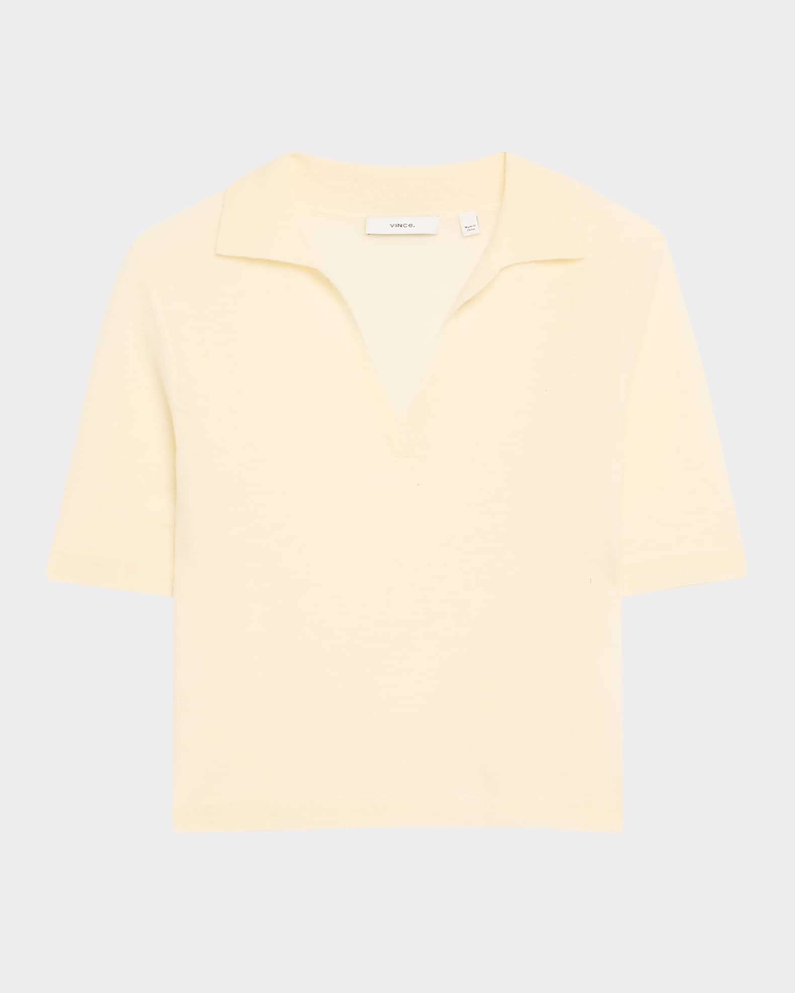 Mulberry Silk and Cashmere Polo Top 0