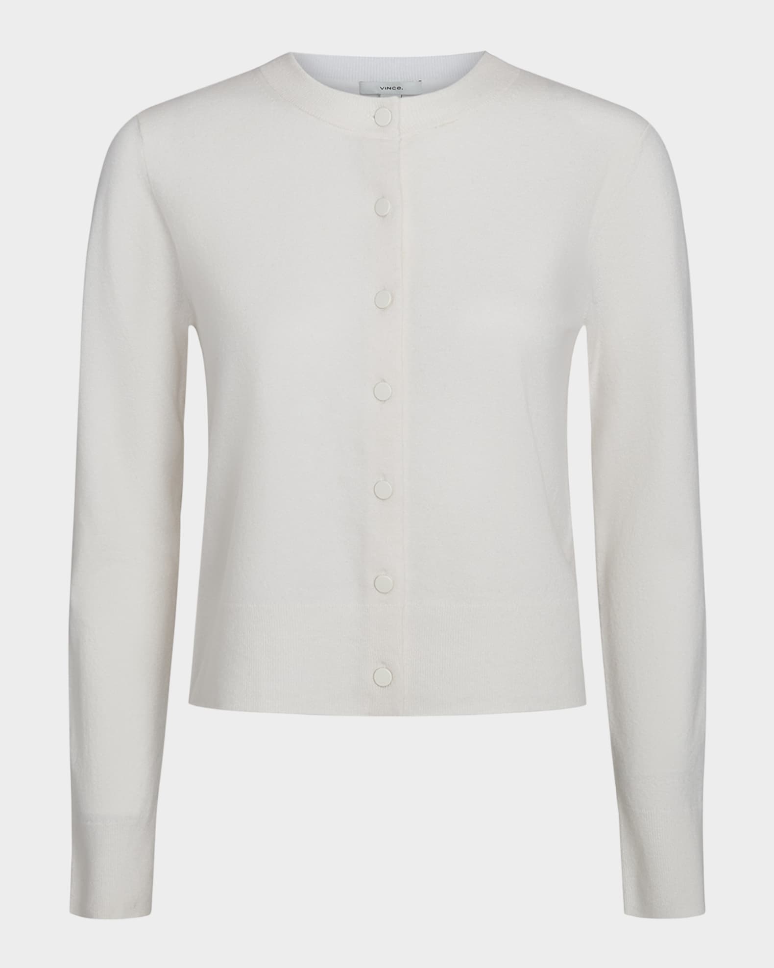 Tipped Half-Moon Cardigan 0