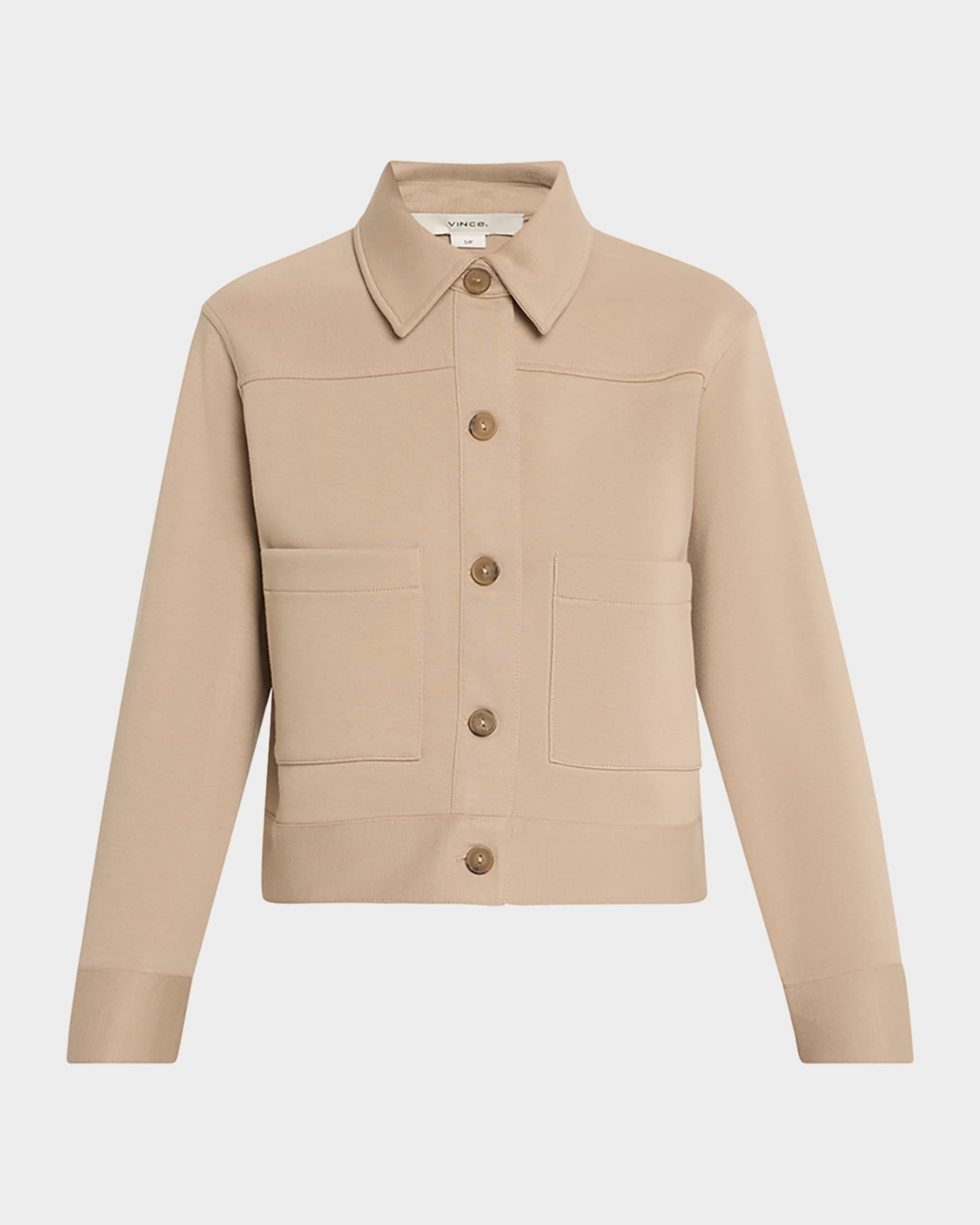 Cropped Patch Pocket Jacket 0