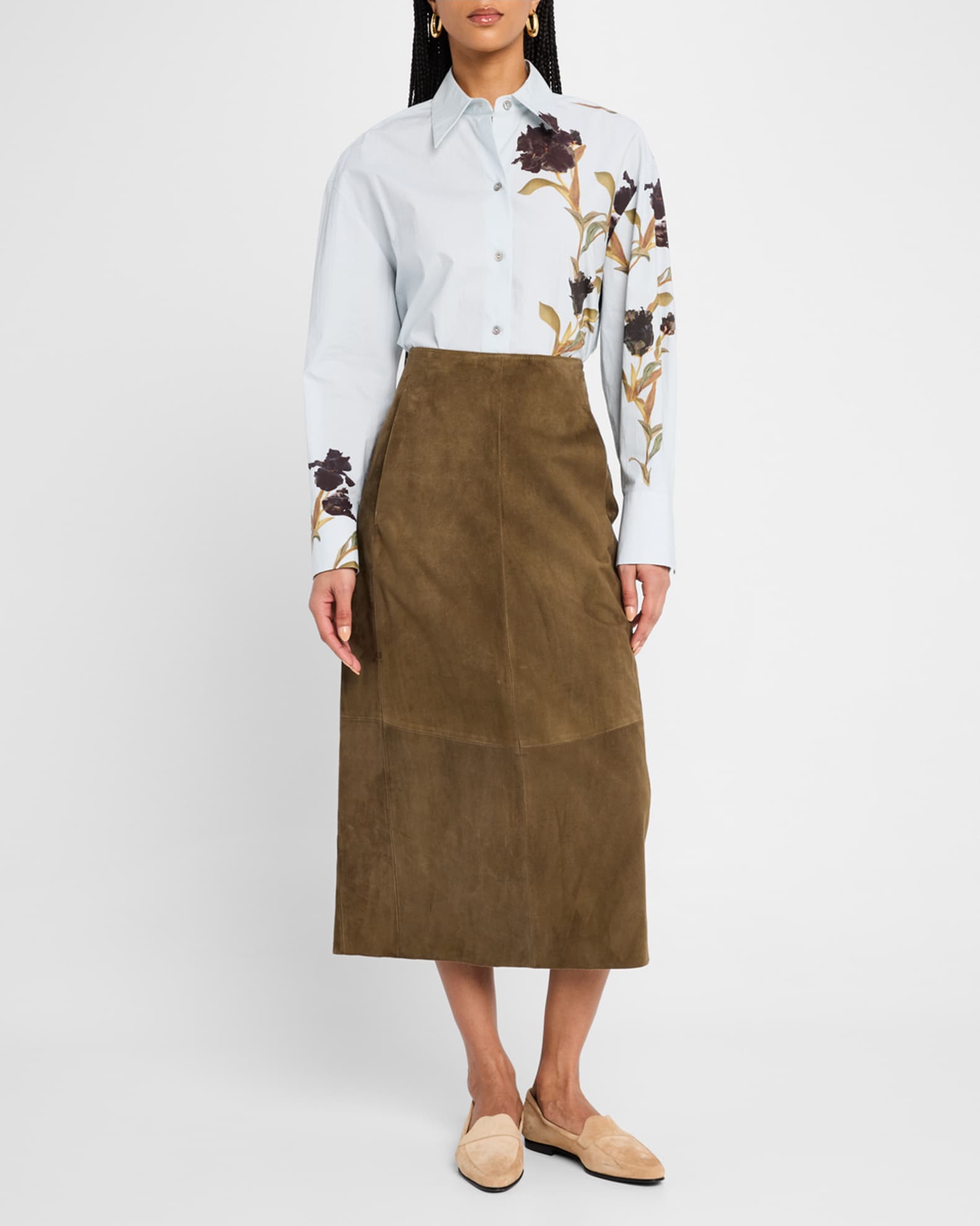 Long-Sleeve Iris Button-Front Shirt 1