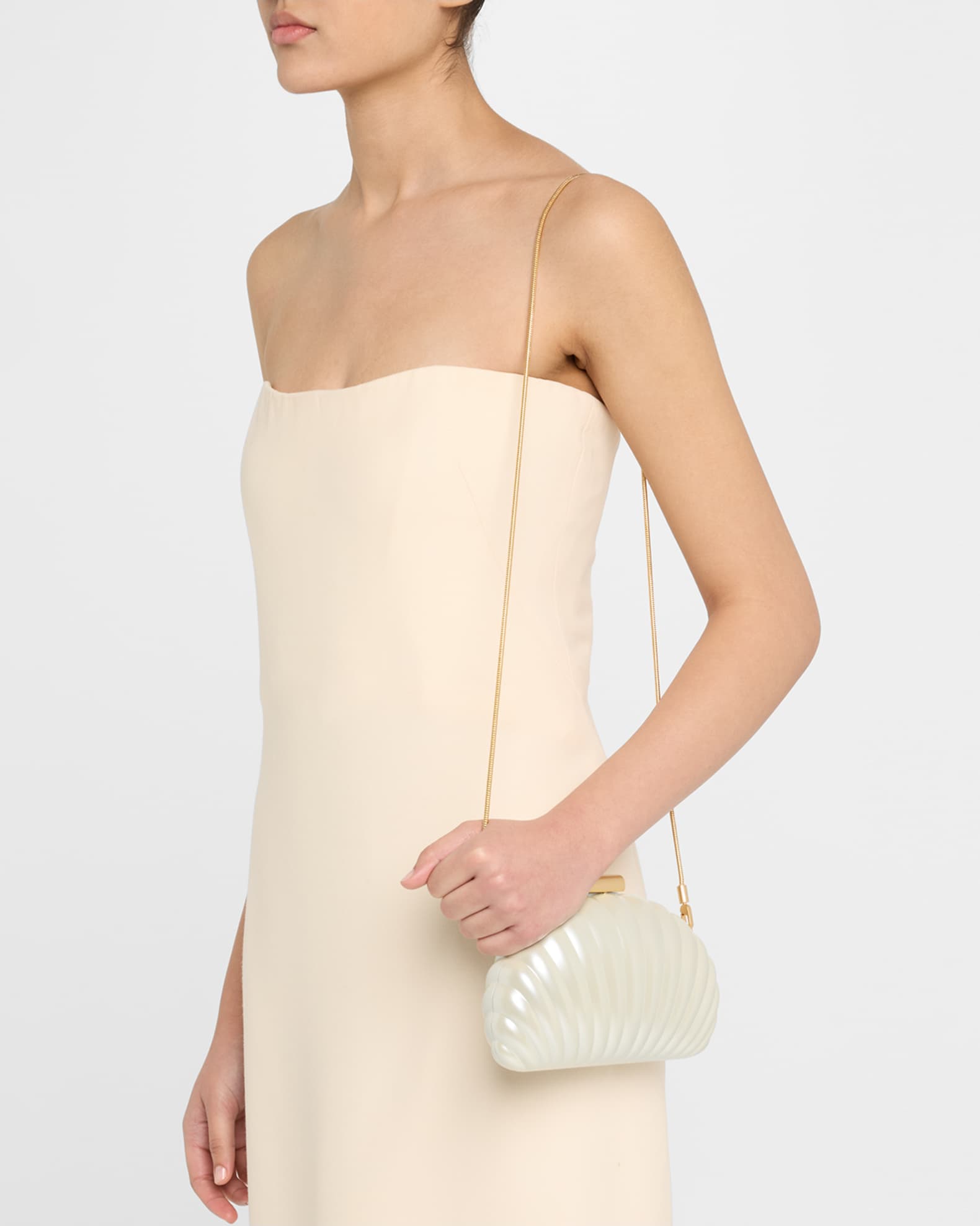 Monet Pearlized Shell Clutch Bag - Thumbnail 2