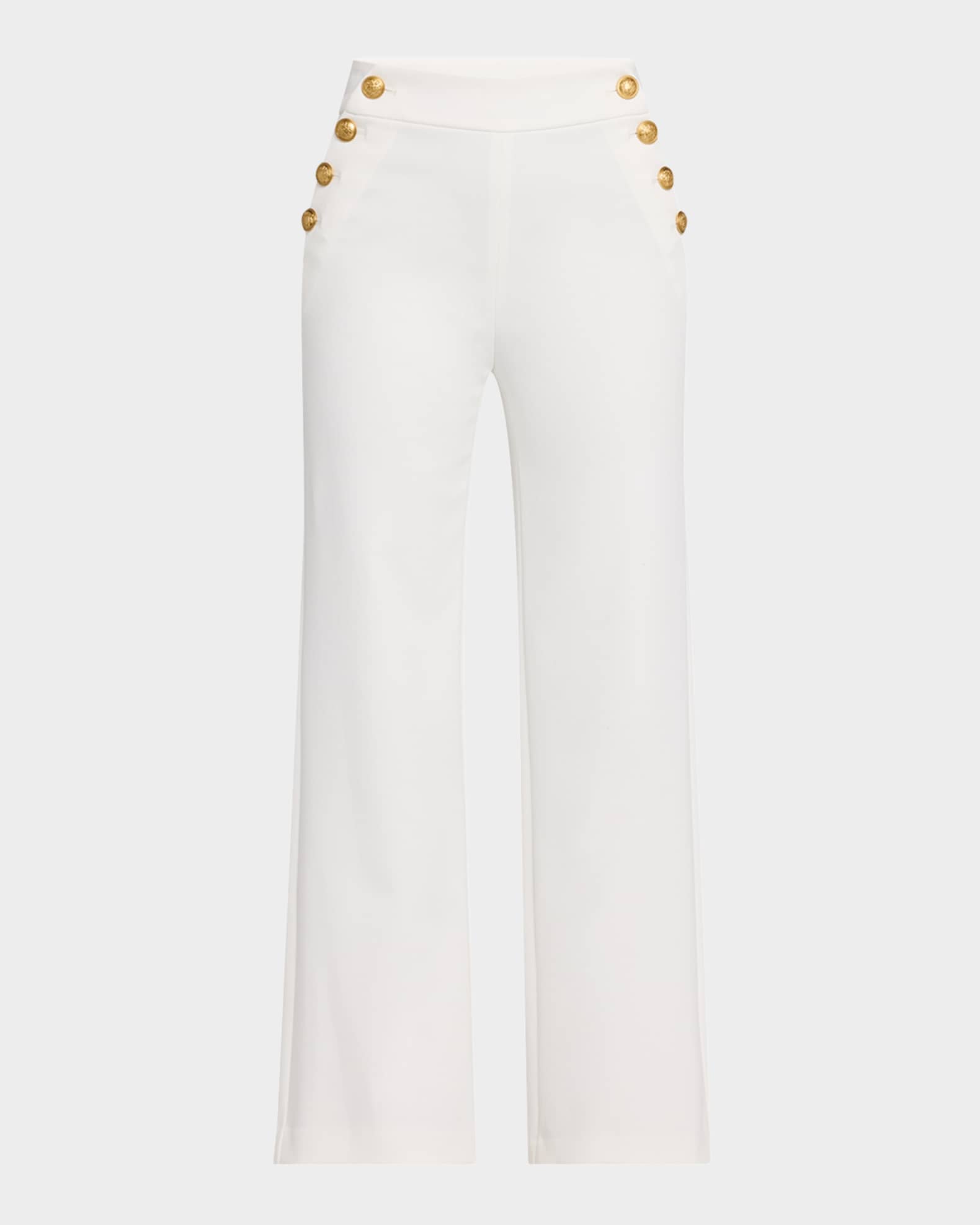 Narin High-Rise Buttoned Pants 0