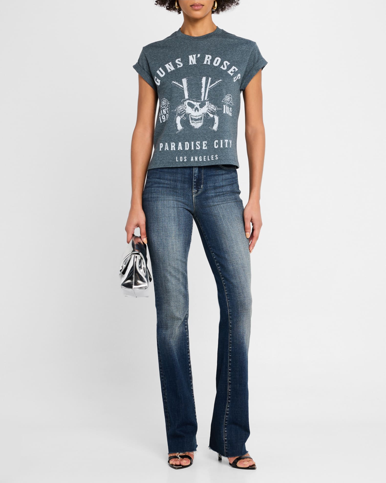 Shira Roll-Sleeve Tee 1