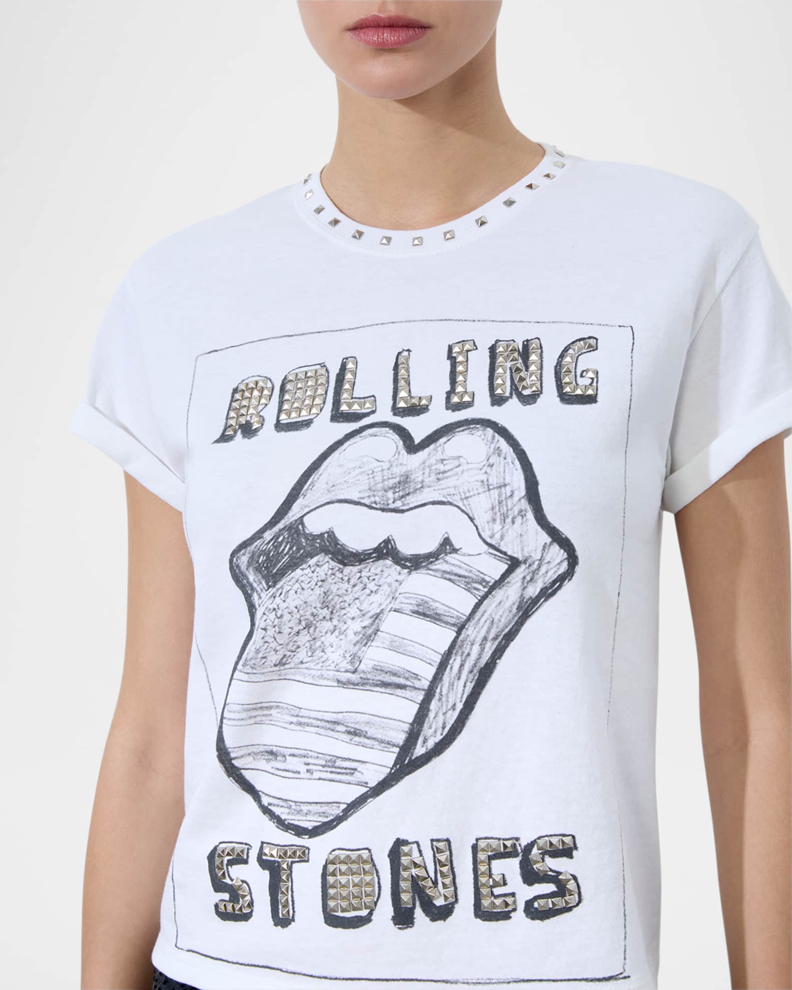 Alice + Olivia Beck Short-Sleeve Tee | Neiman Marcus