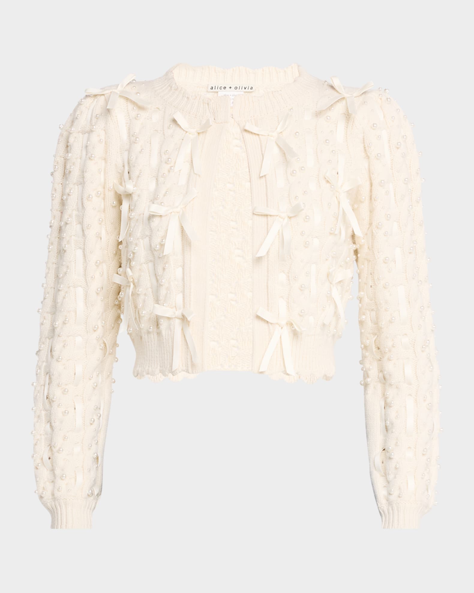 Kitty Embellished Bow Cardigan 0