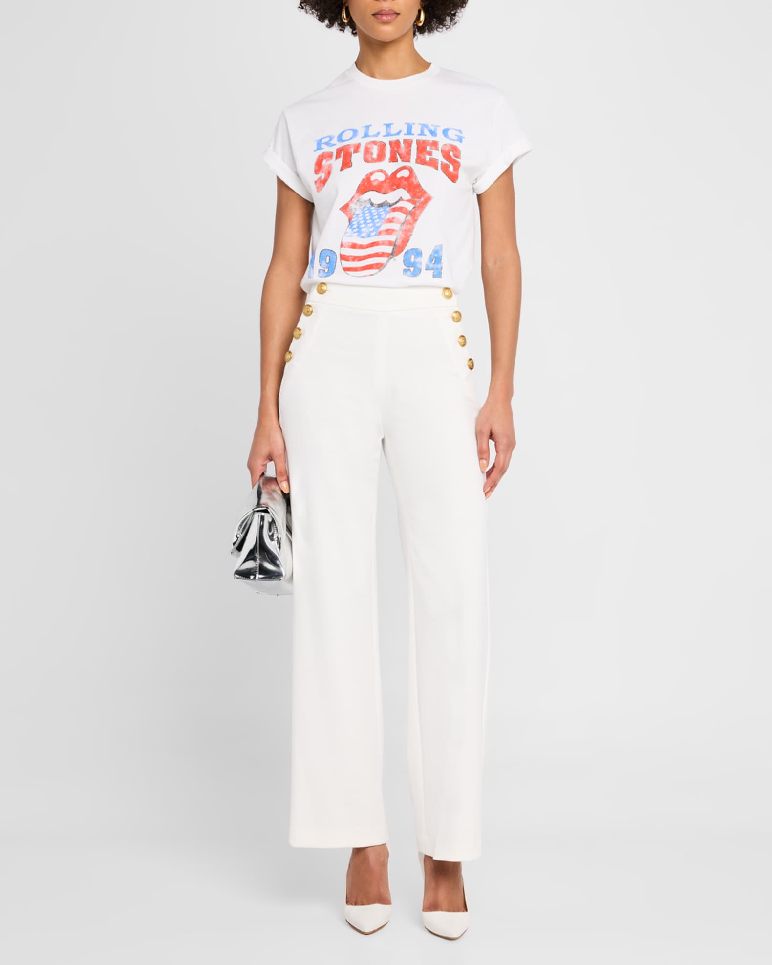 Shira Roll-Cuff Tee 1
