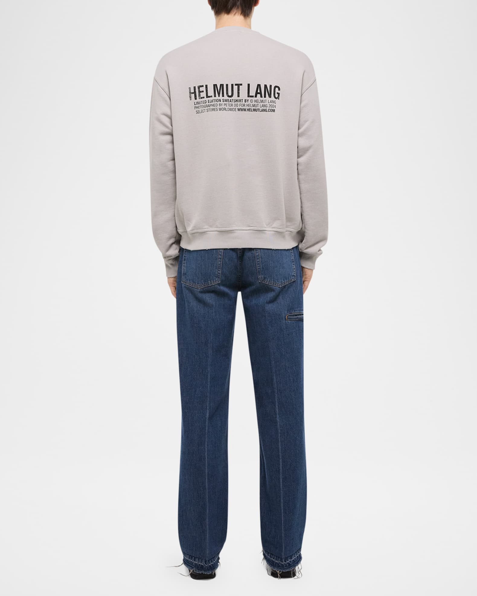 【関税込み】Helmut Lang グレー Brooklyn Postcard フーディ Helmut Lang Men's Brooklyn Postcard Hoodie | Neiman Marcus