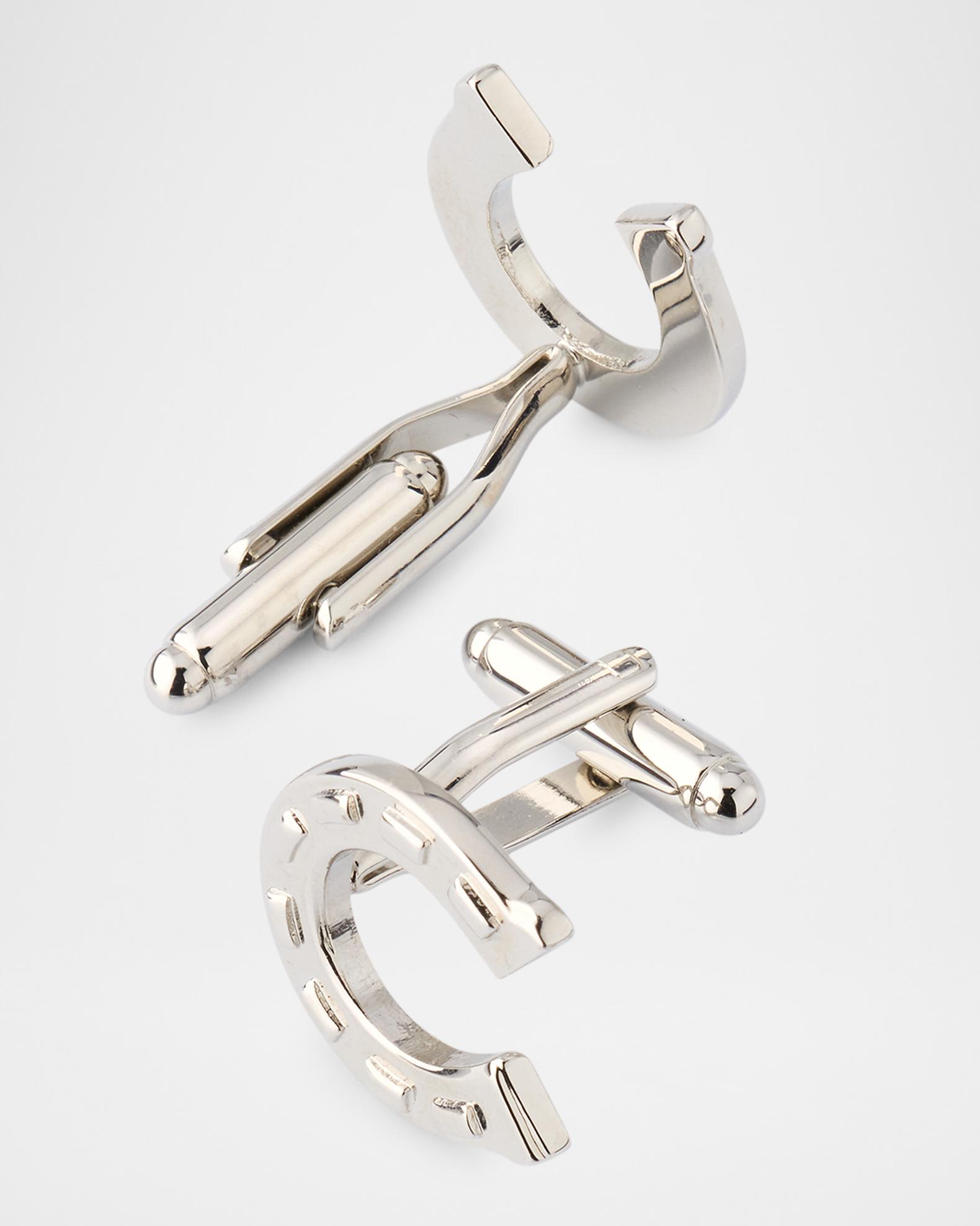 Solid Silver Horseshoe Cufflinks, Handmade in Cornwall