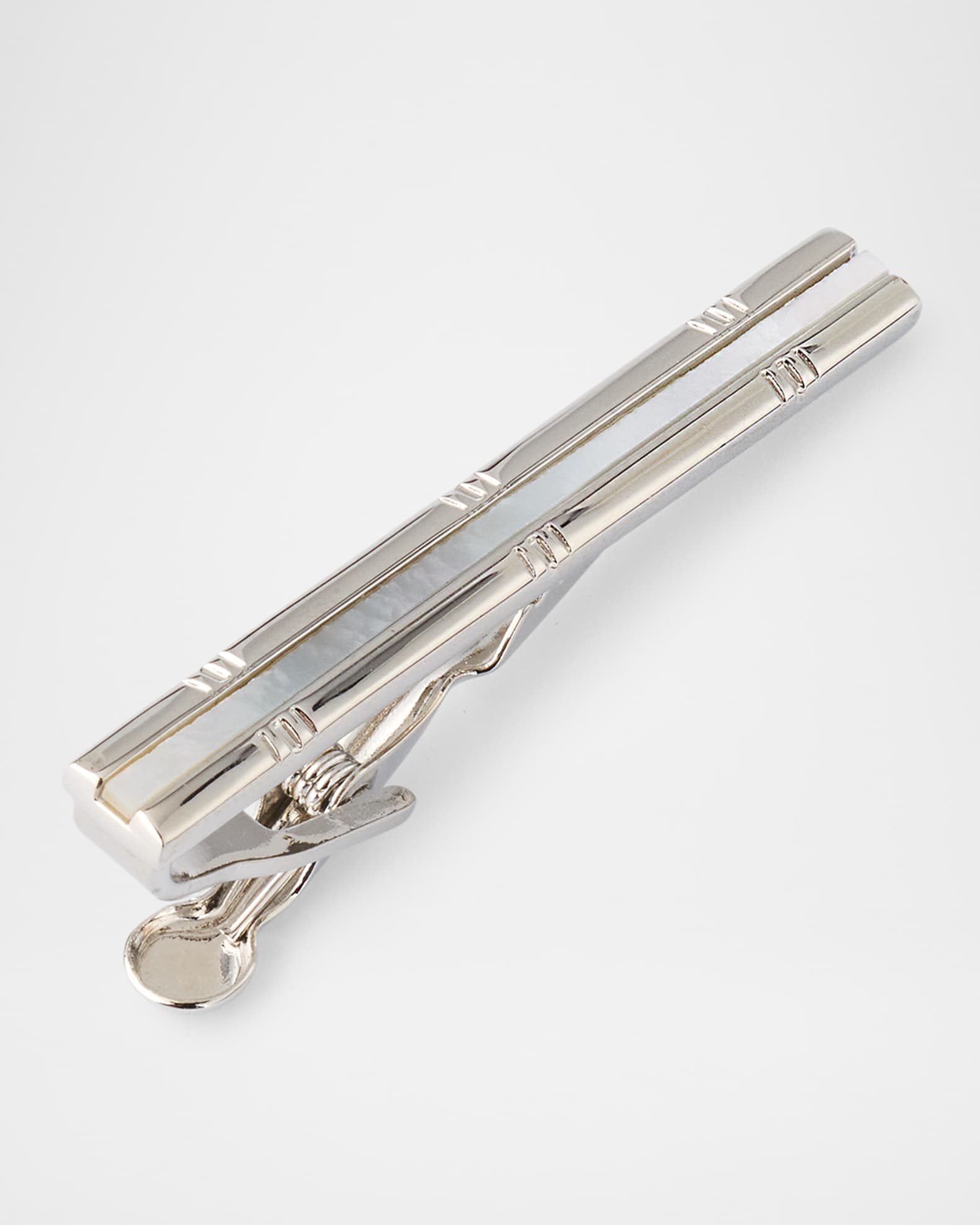 Men's Mother Of Pearl Inlay Tie Bar 0
