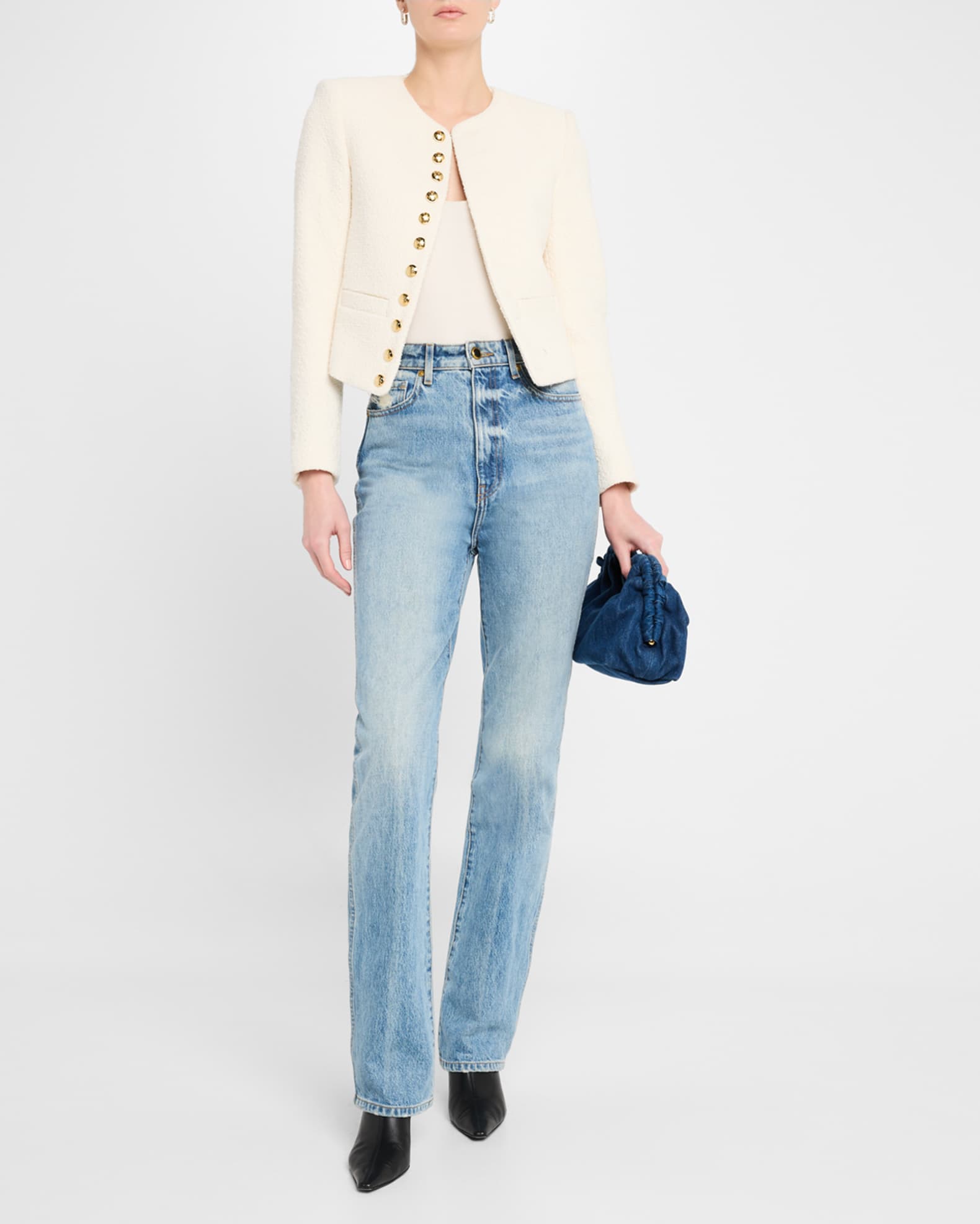 Patti Open-Front Short Jacket 1