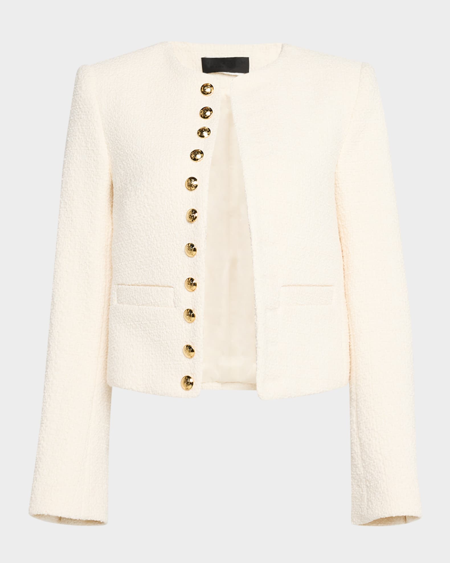 Patti Open-Front Short Jacket 0