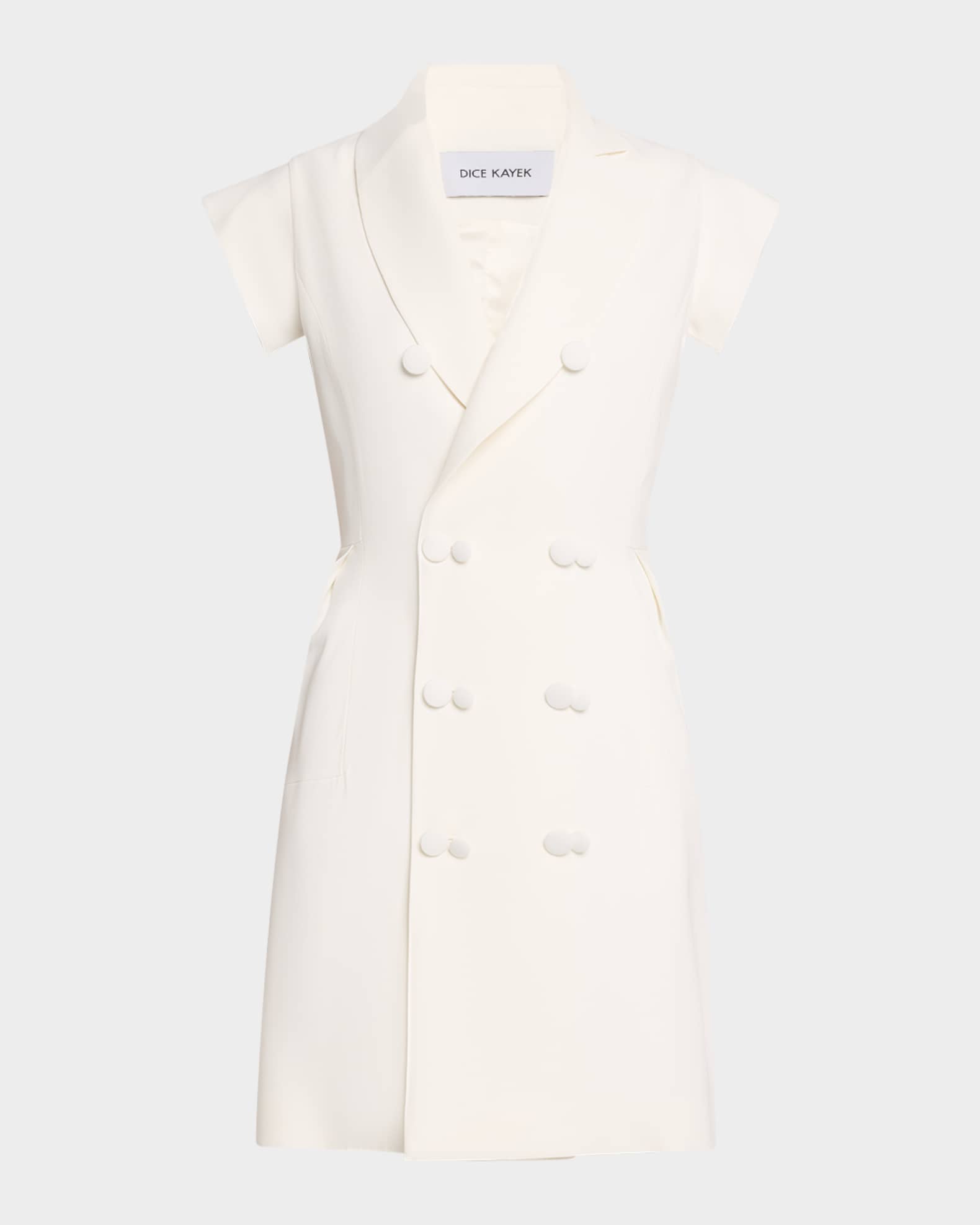 Double-Breasted Tuxedo Dress 0