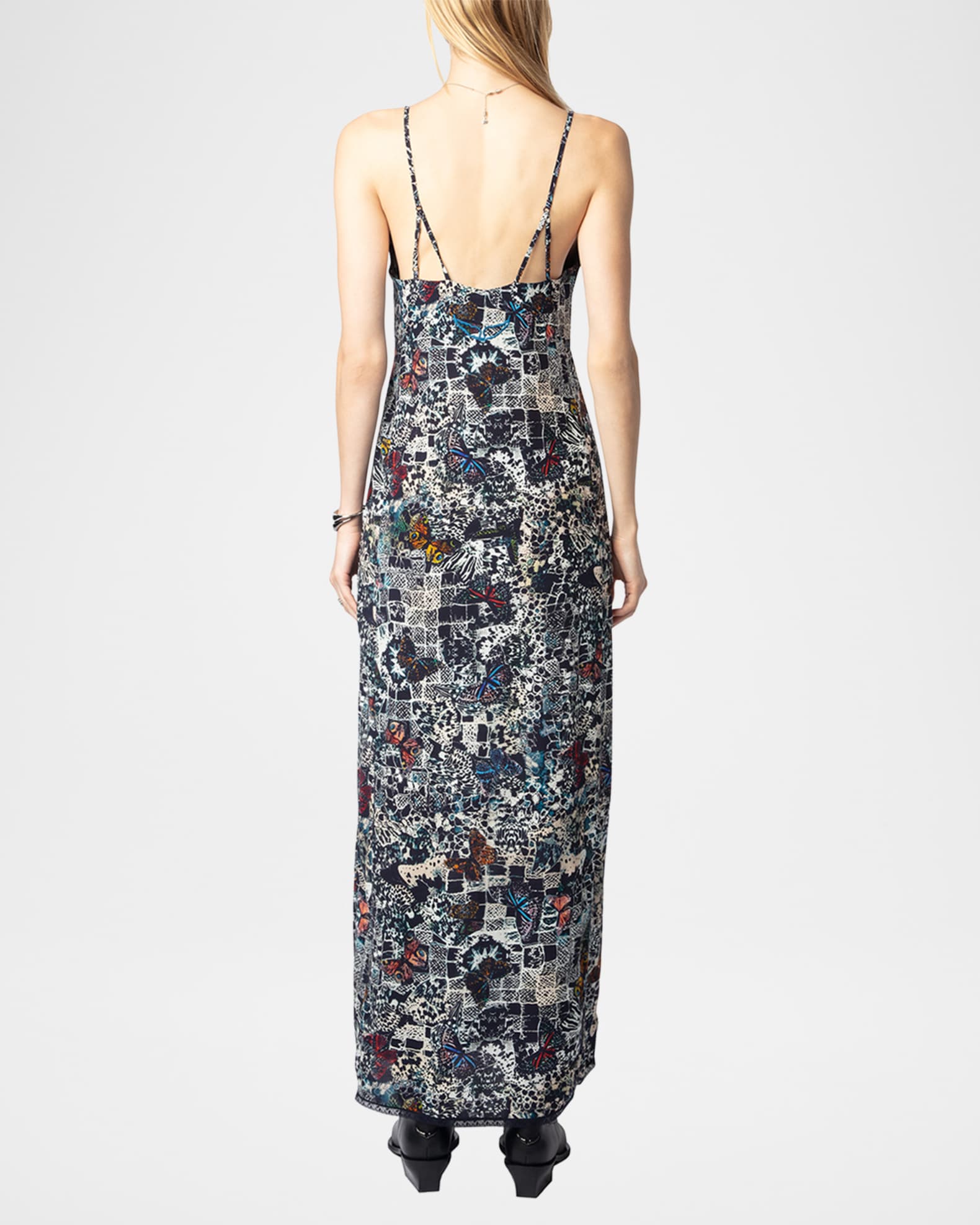 Zadig & Voltaire Ramelil Soft Butterflies Maxi Dress