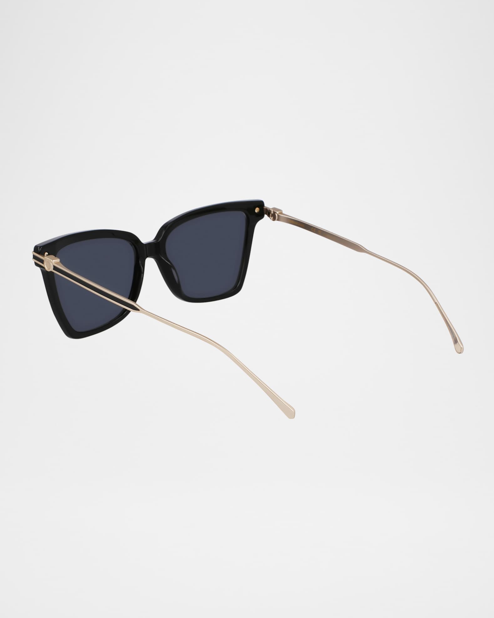 Cat eye acetate and metal sunglasses sale
