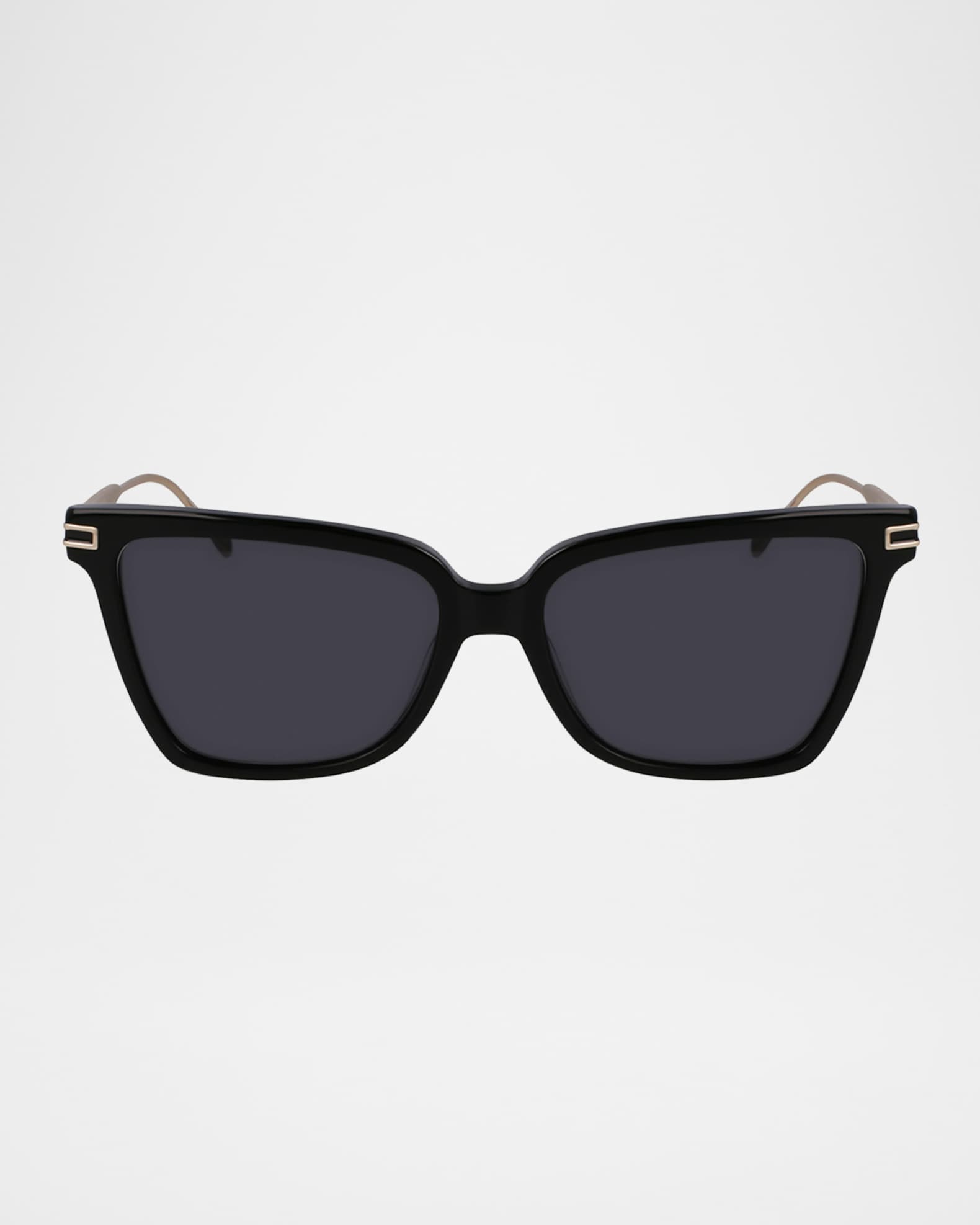 Cat eye acetate and metal sunglasses discount