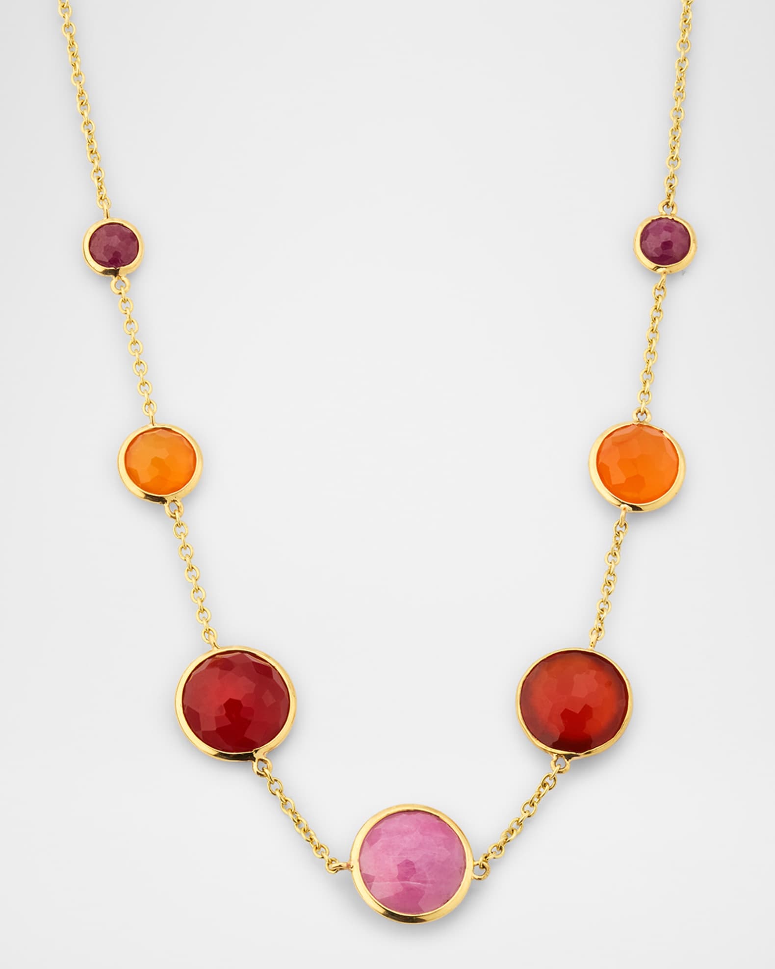 Ippolita Lollipop 18K Yellow Gold Graduated 7-Stone Necklace