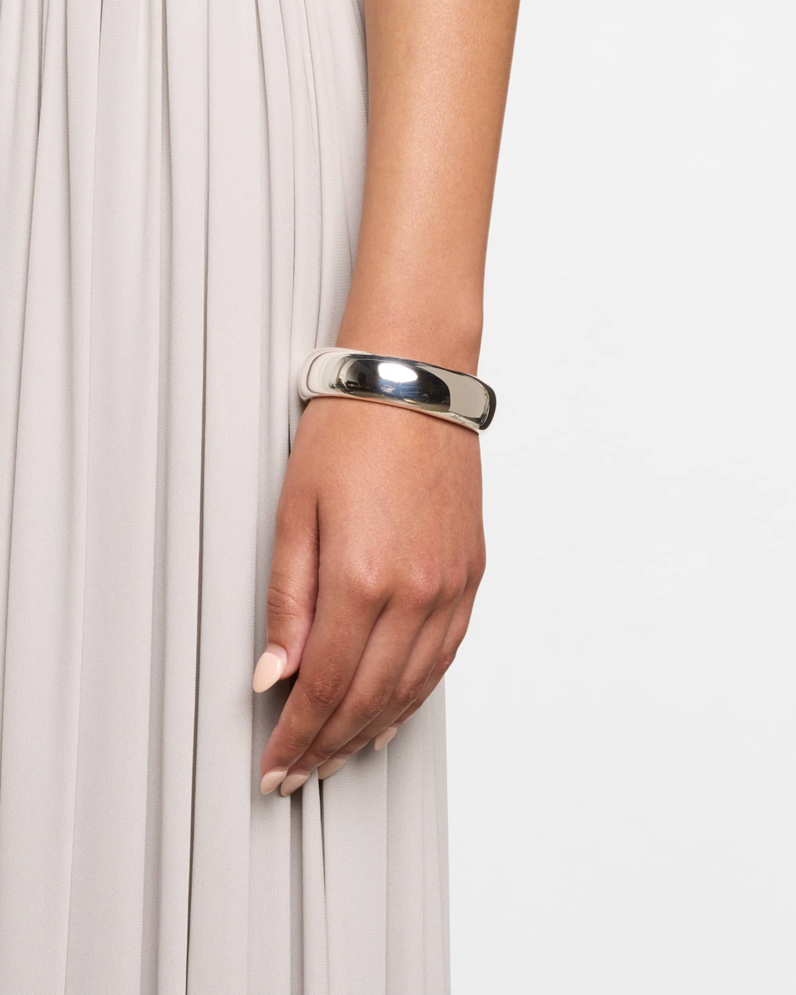 925 Classico Medium Rounded Bangle Bracelet 1