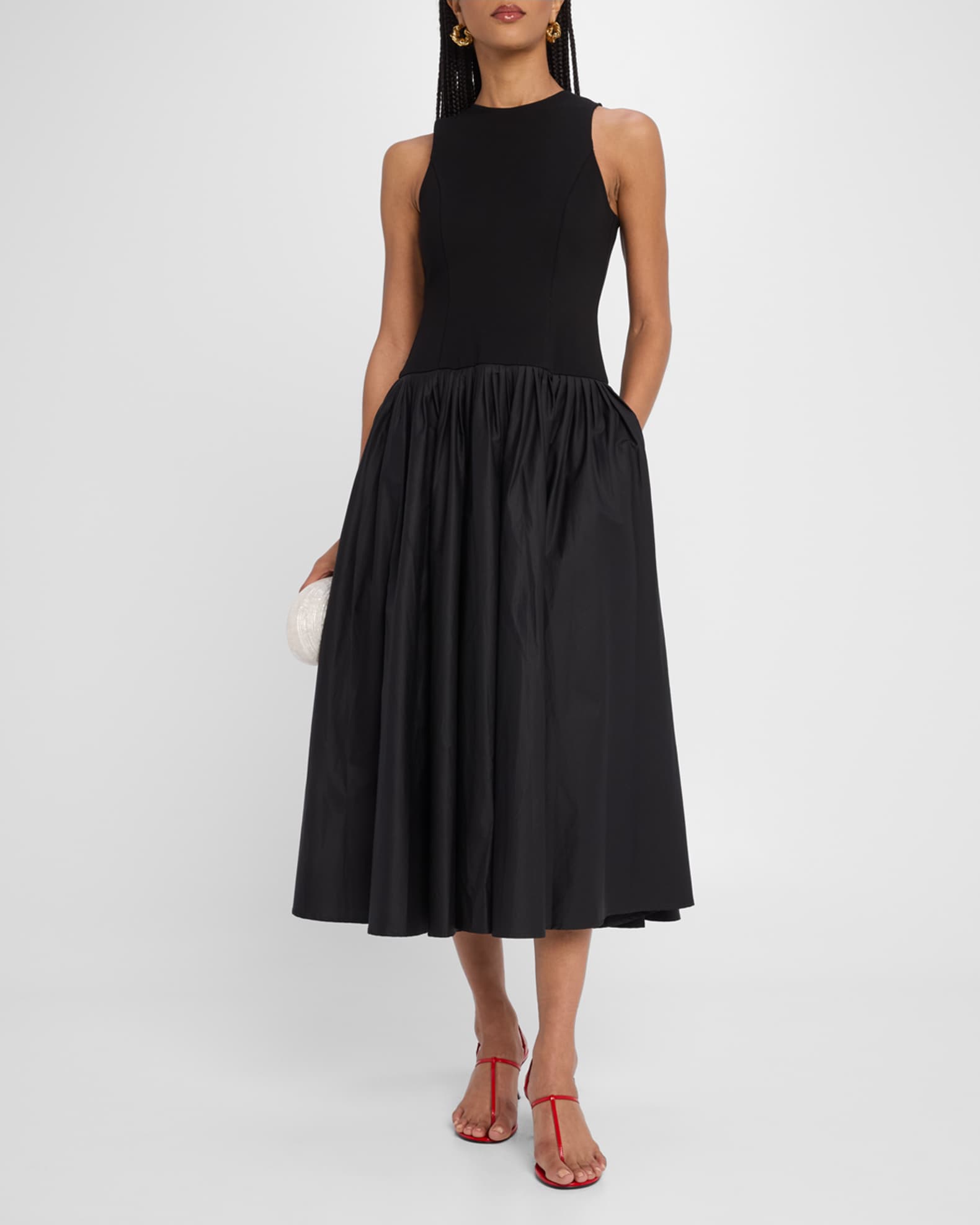 Clara Combo Racer Midi Dress 1