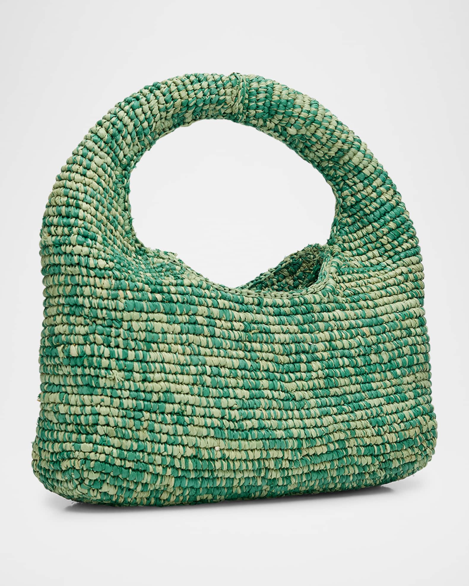 トートバッグ MANEBI SS25 HALFMOON BAG (V8 8DH NATURAL) MANEBI SS25 