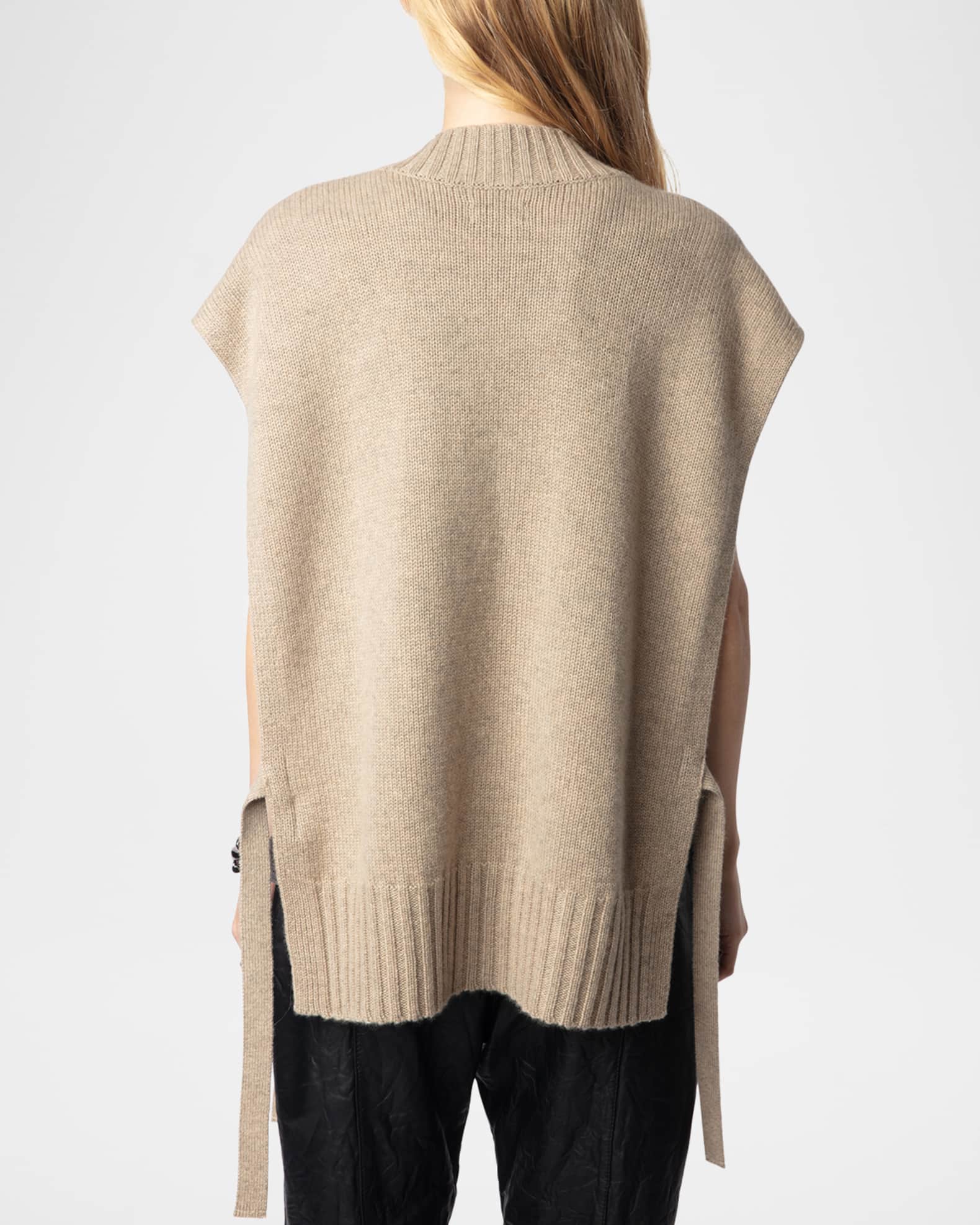 Zadig & Voltaire Maddy Cashmere Sweater Vest | Neiman Marcus