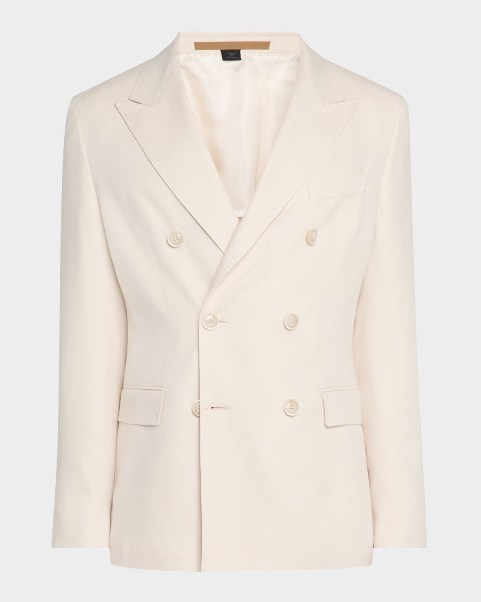 Men's Heston Silk and Cashmere Double-Breasted Sport Coat 0