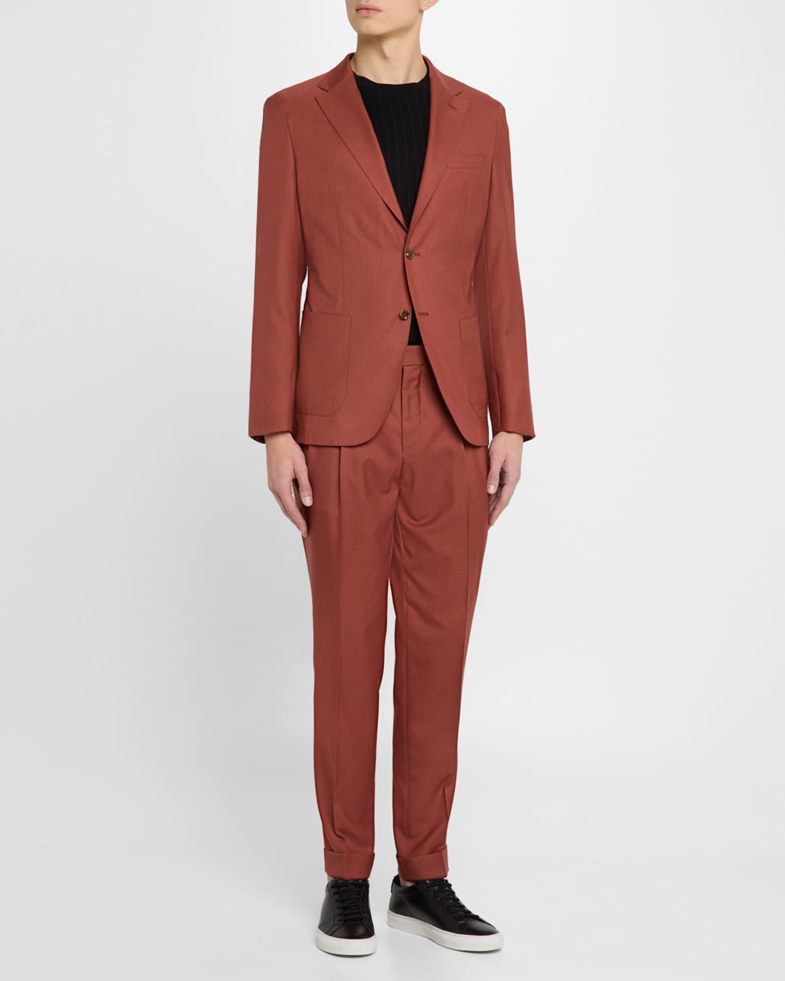 Men's Peet Pleated Trousers - Thumbnail 2