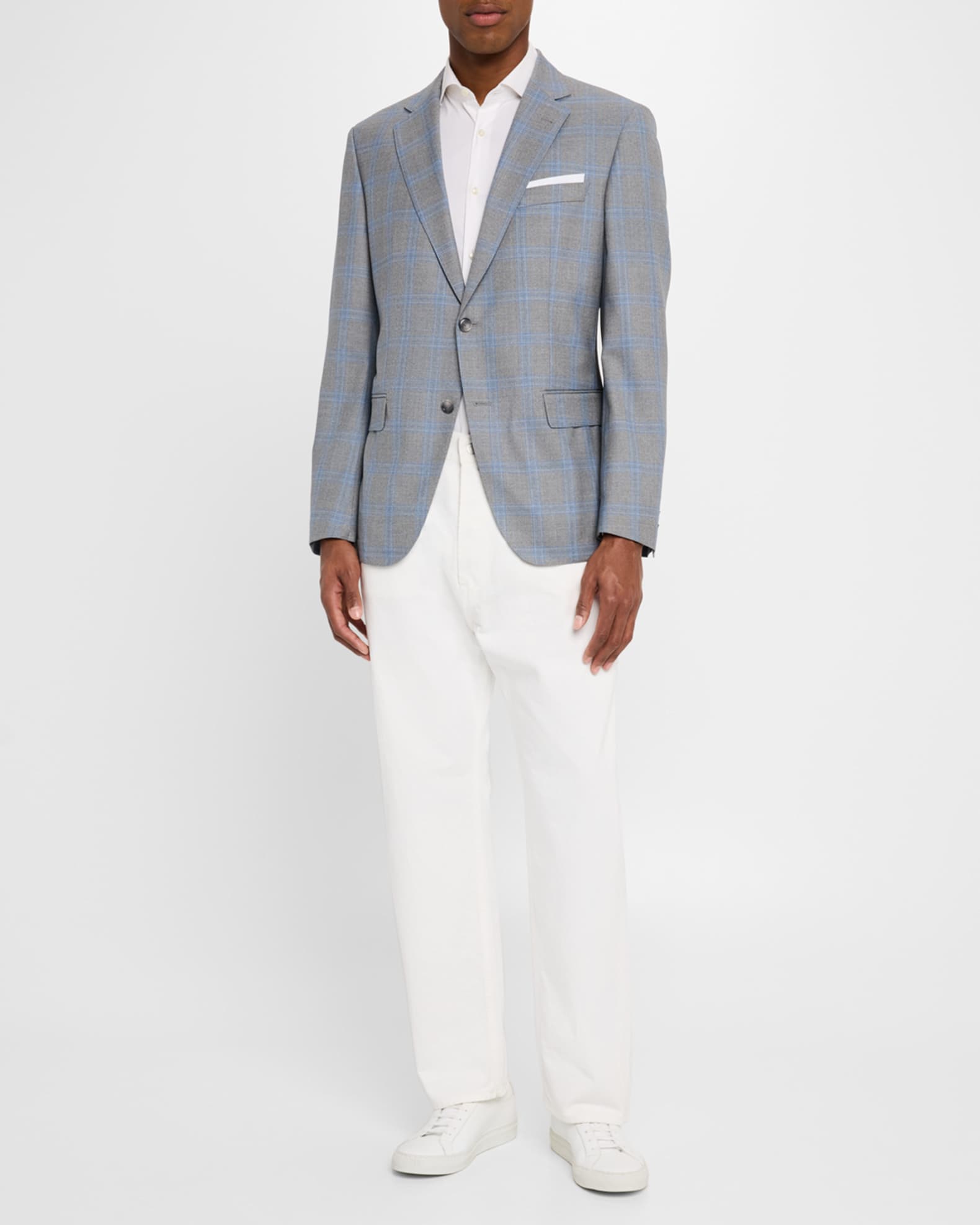 Men's Hutson Wool Plaid Sport Coat 1