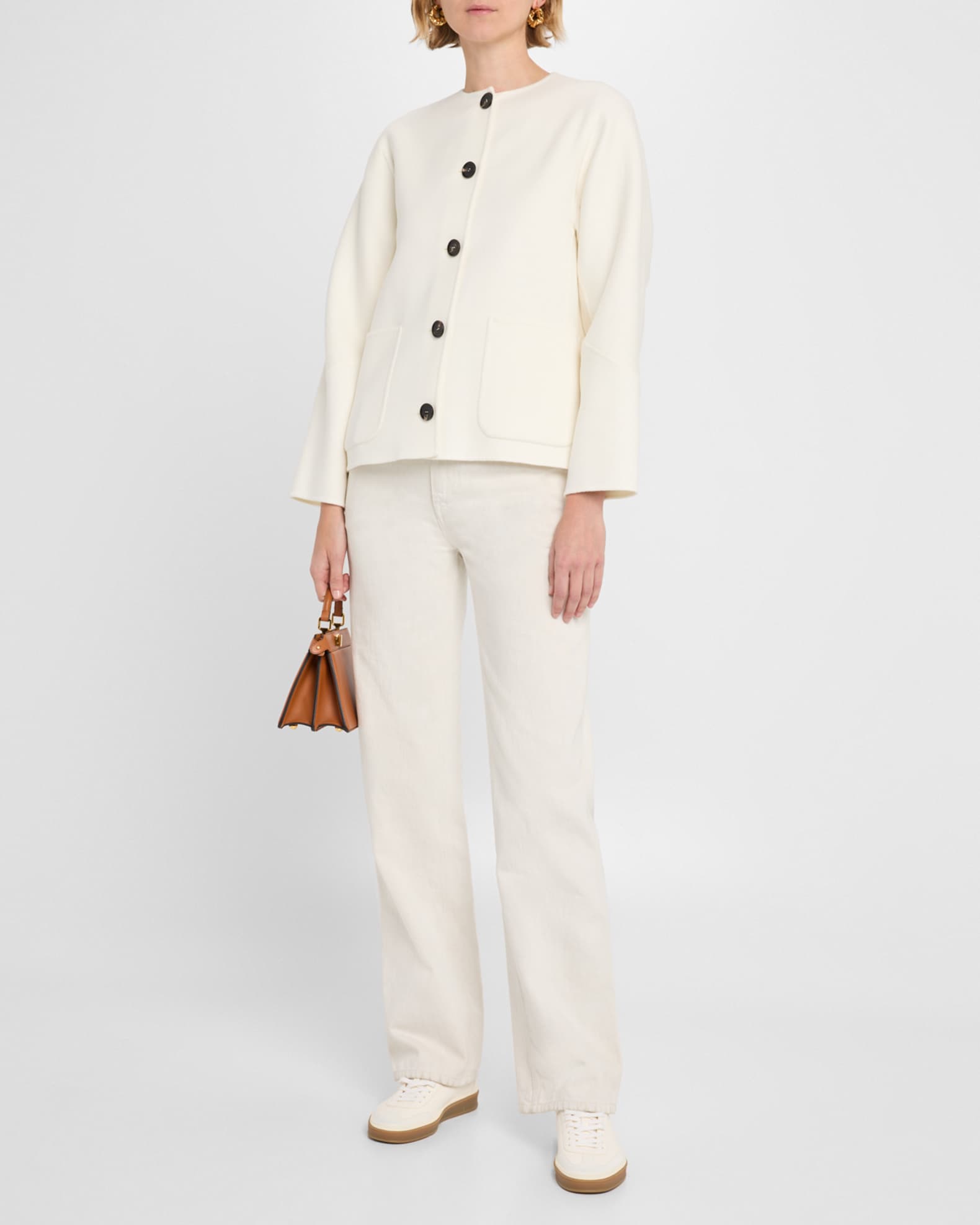 Loro Piana Navid Double Cashmere Single-Breasted Jacket | Neiman