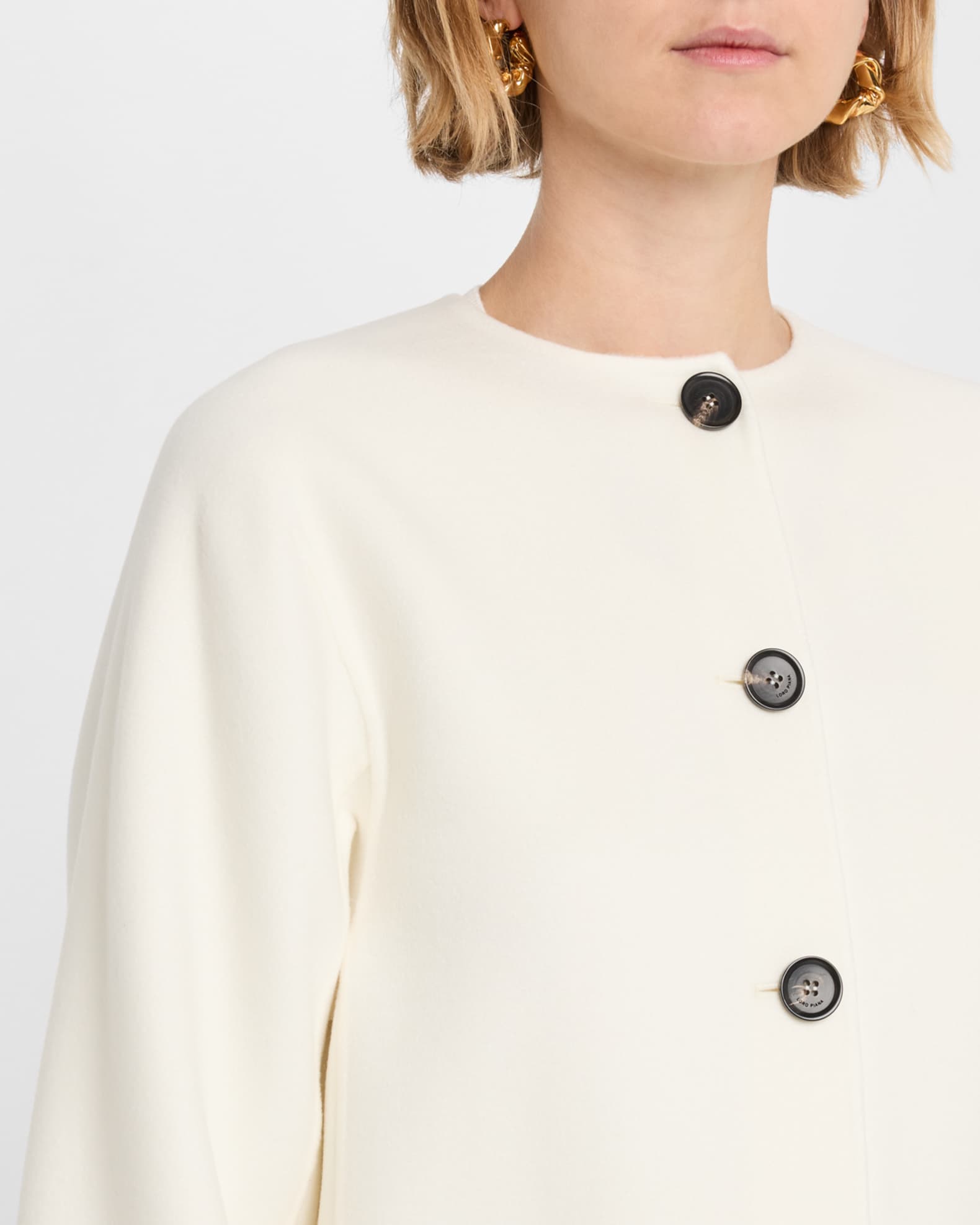 Loro Piana Navid Double Cashmere Single-Breasted Jacket | Neiman