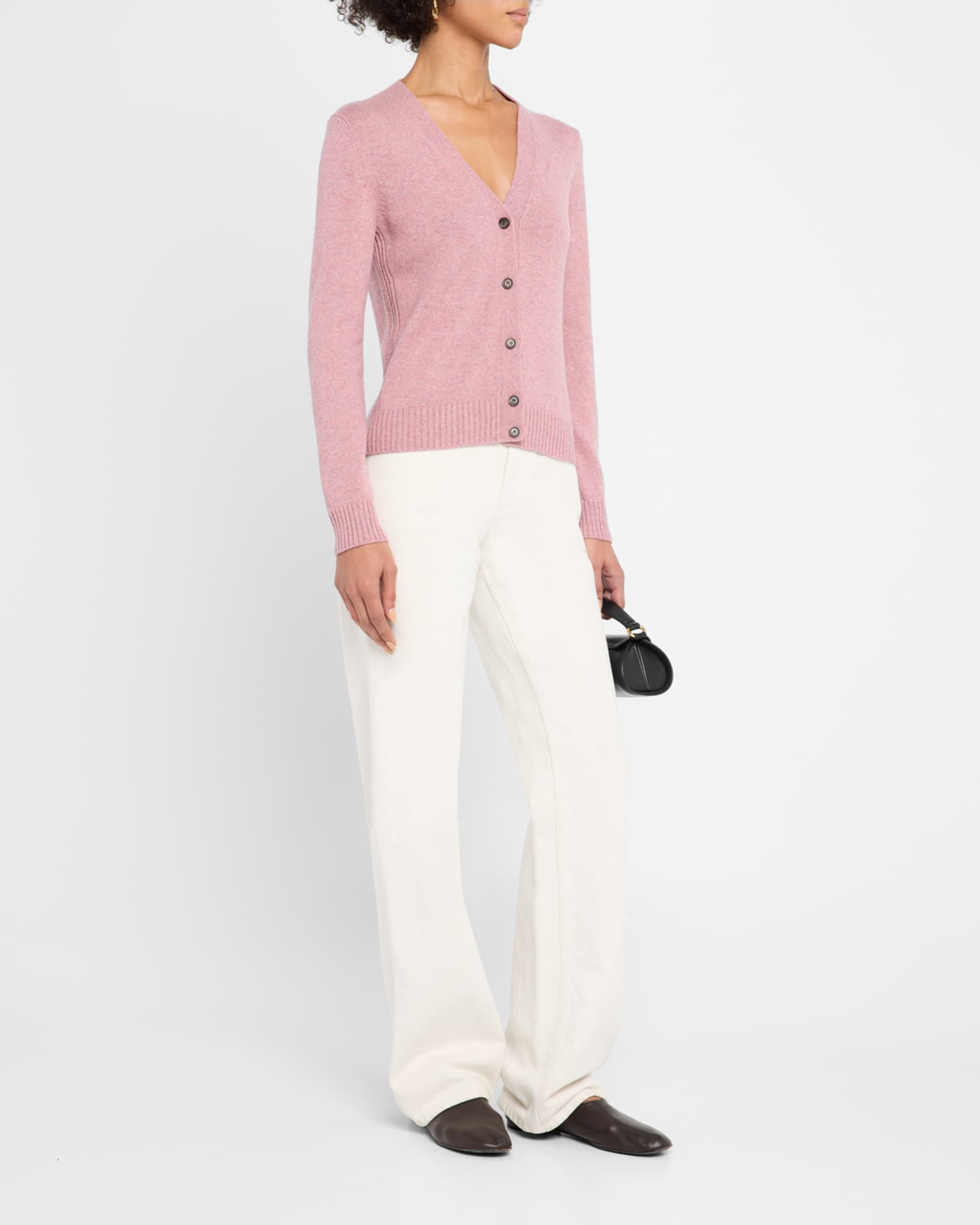 Parksville Baby Cashmere V-Neck Cardigan 1